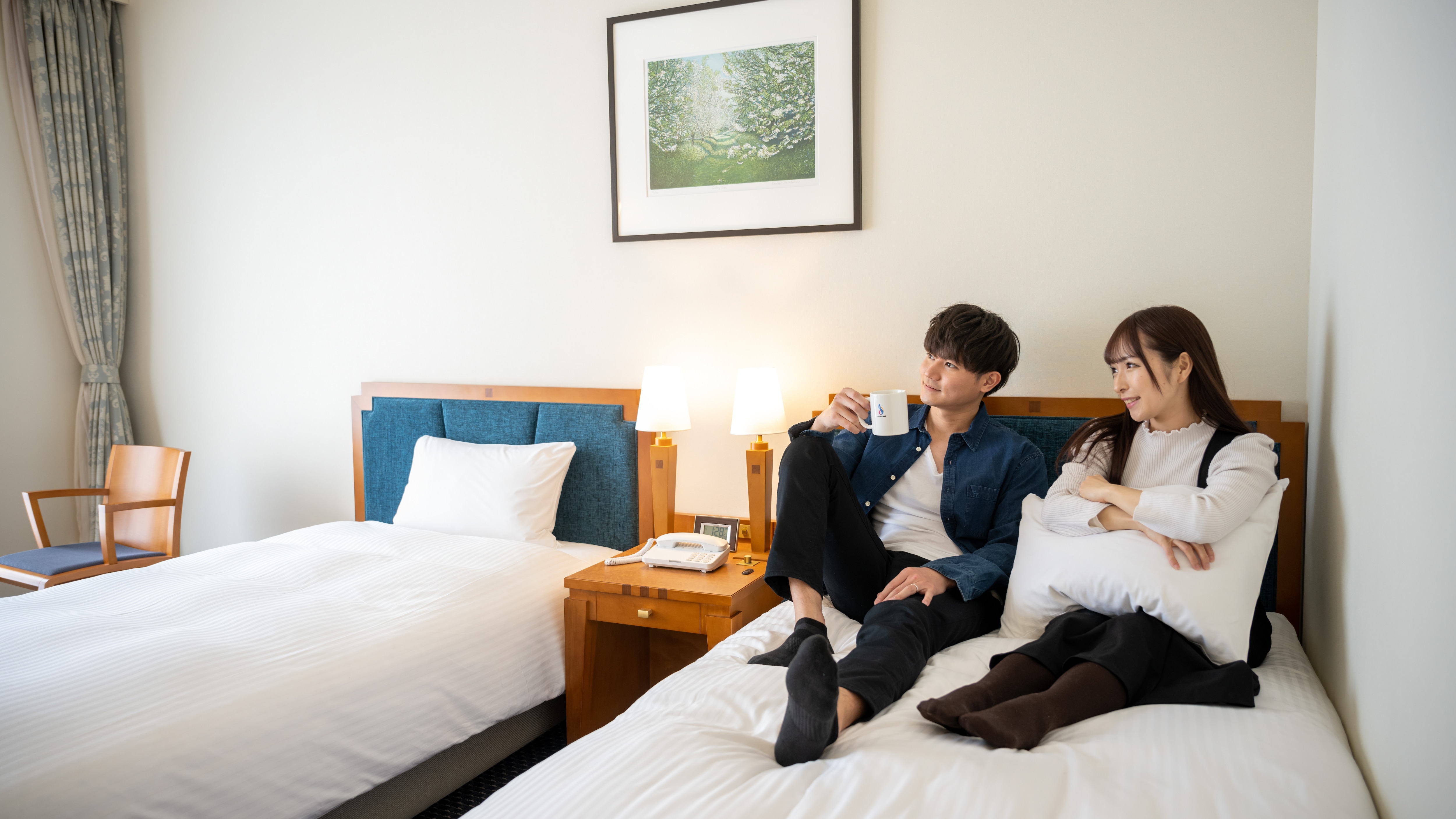 ＜South Wing Twin Room＞Couples' stay♪