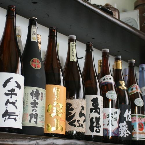 Shochu shelf