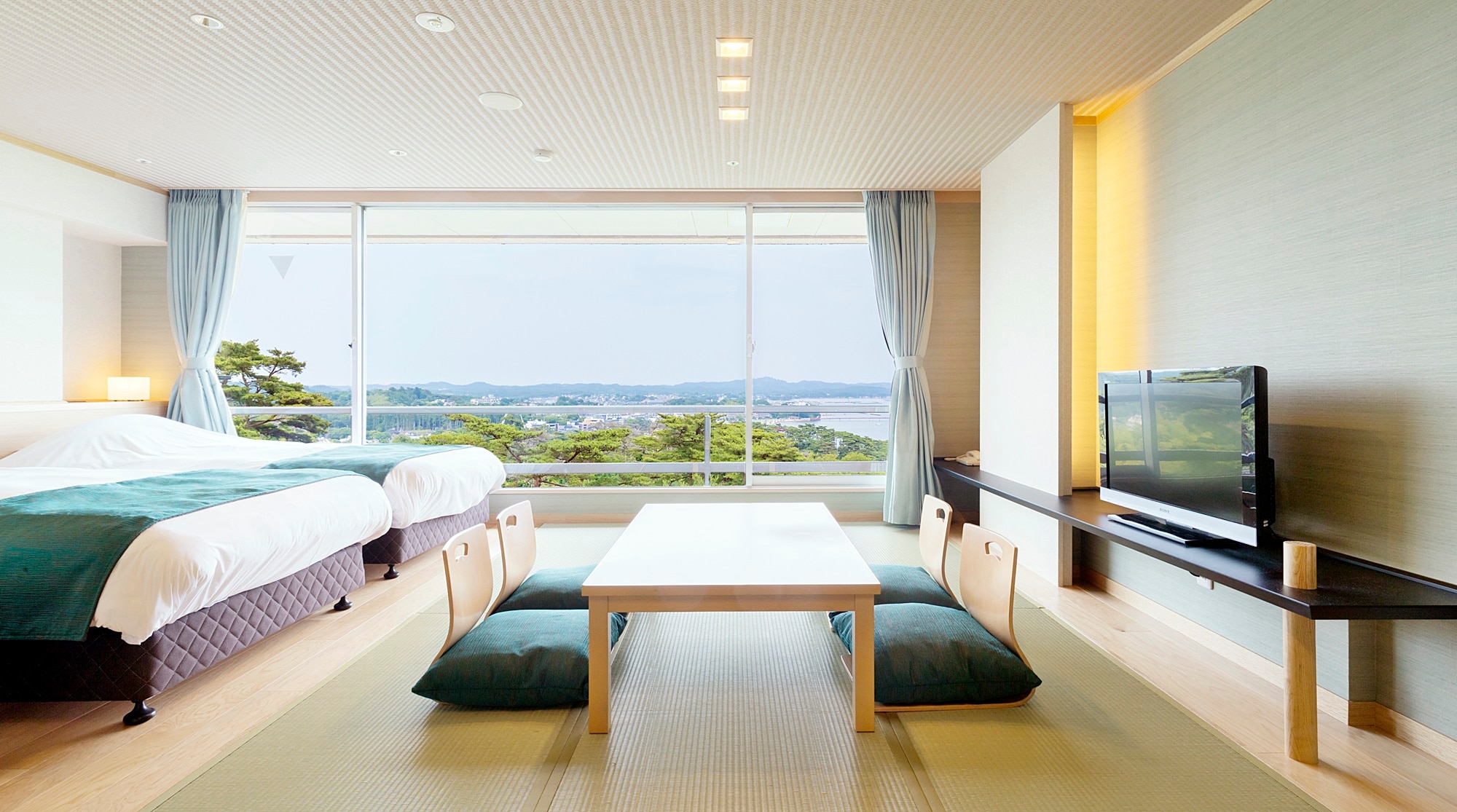 [Ocean side / 3 types of Japanese-Western style rooms with different tastes] Shounkaku - The Matsushima! A room where you can enjoy the beautiful scenery.