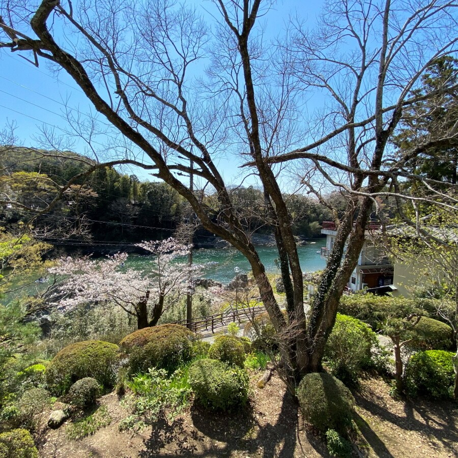 View from the second floor of the main building