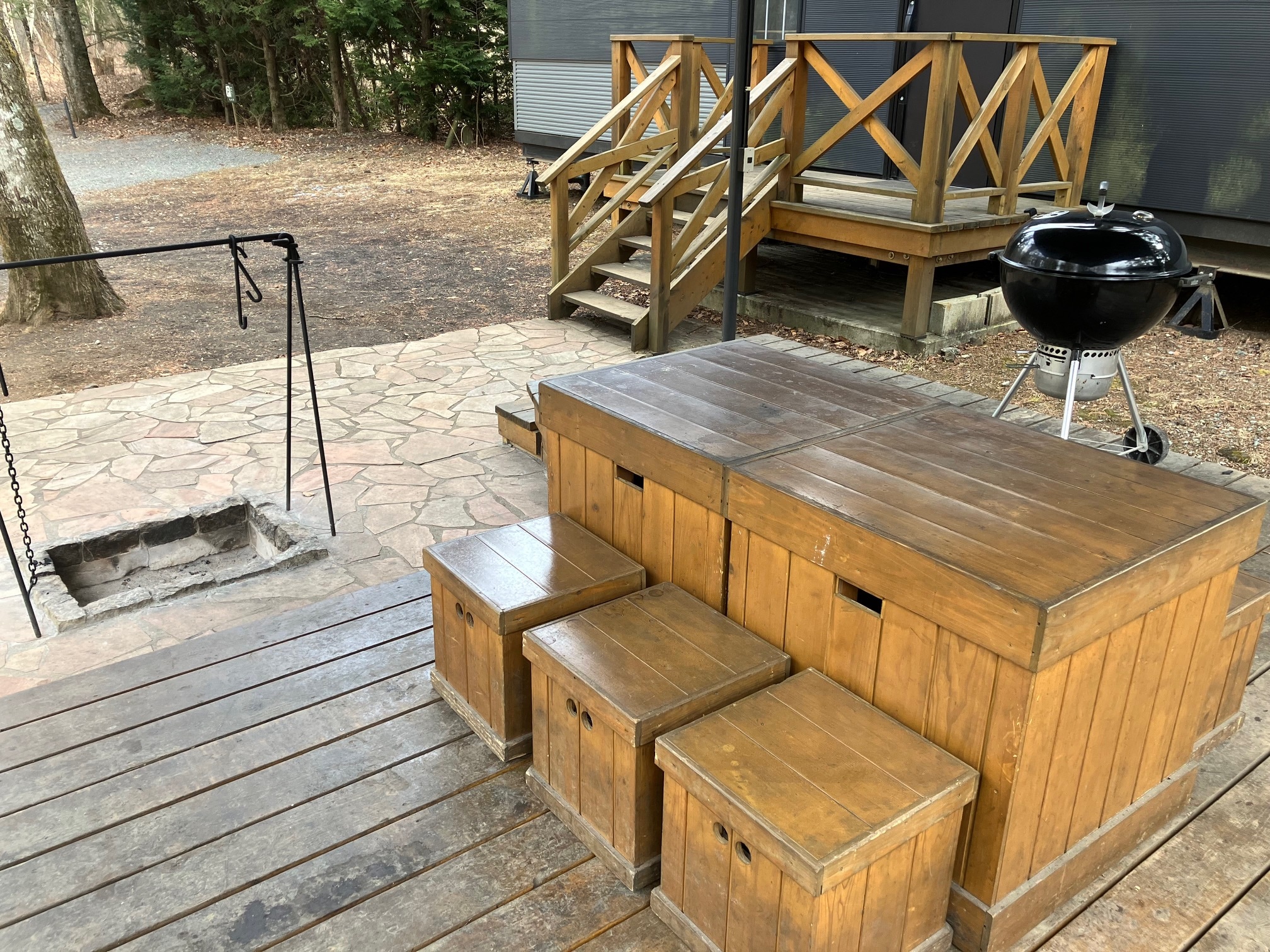 Cottage Camping Grande ⑤ Boong tàu