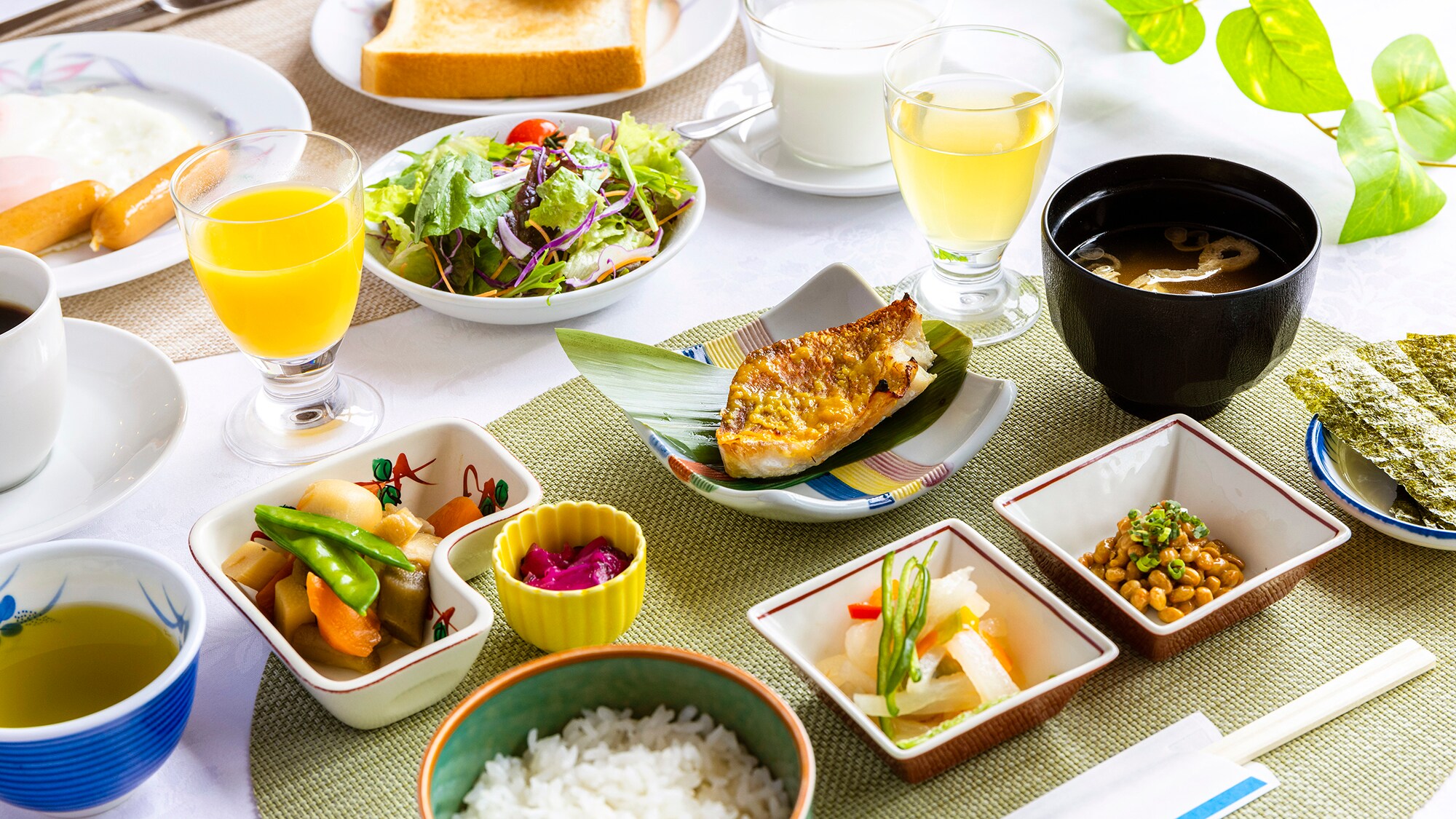 [早餐] 選擇你的早餐！使用大量銫子時令食材製作的“日式早餐”和“西式早餐”