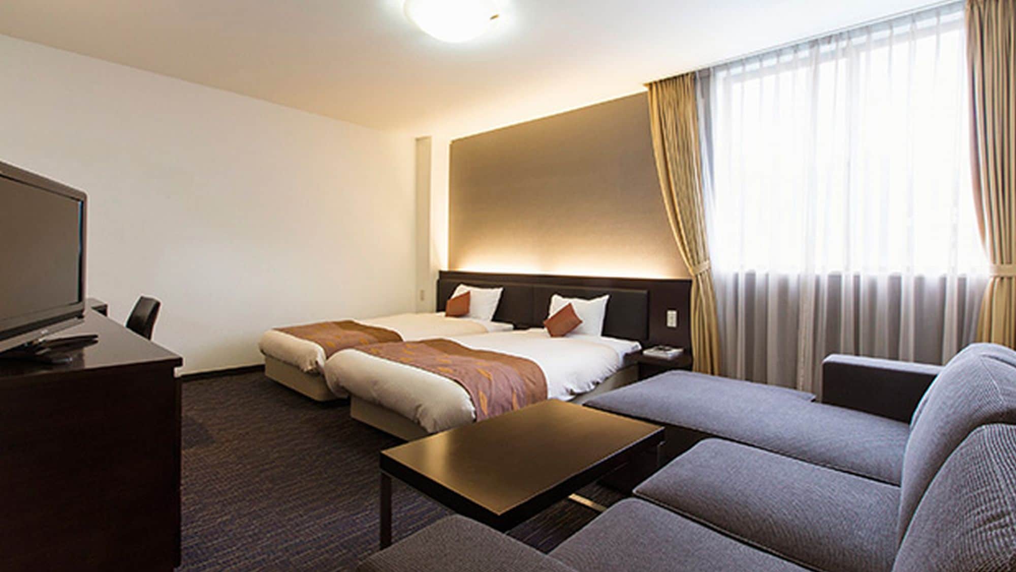 [Deluxe Twin Room] A comfortable room with 28㎡.