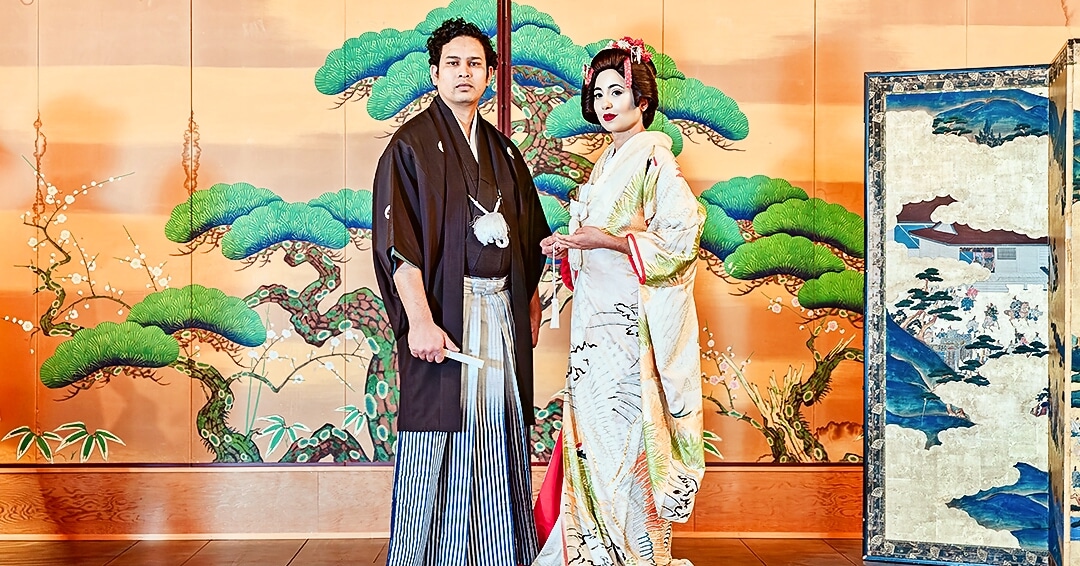 Di depan panggung Noh