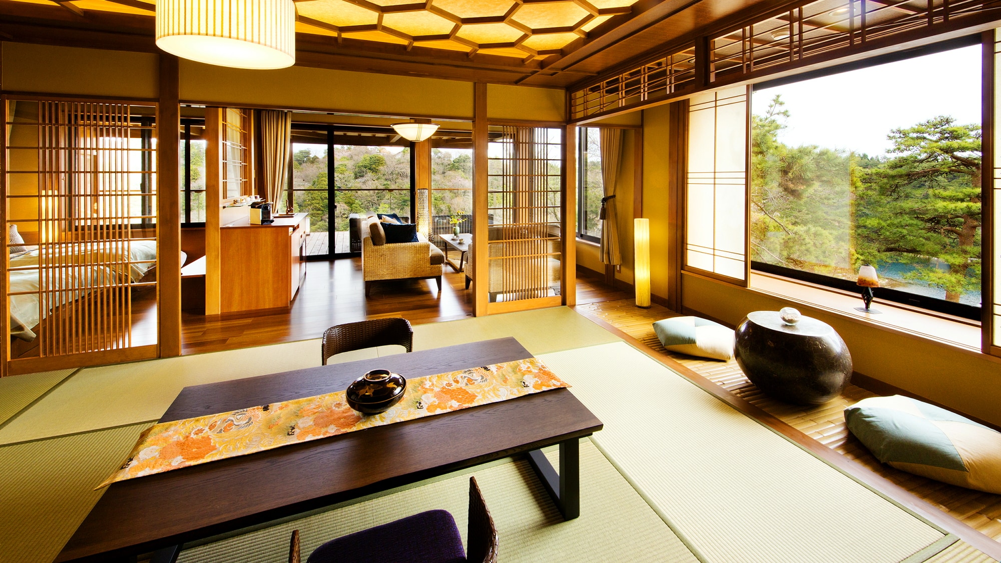 ■100RAKU Suite with open-air bath-Hoju-3■(76㎡)