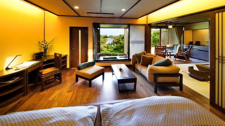 ■ 100raku suite Hyakuraku Suite-with open-air rendition-1 ■ (70㎡)