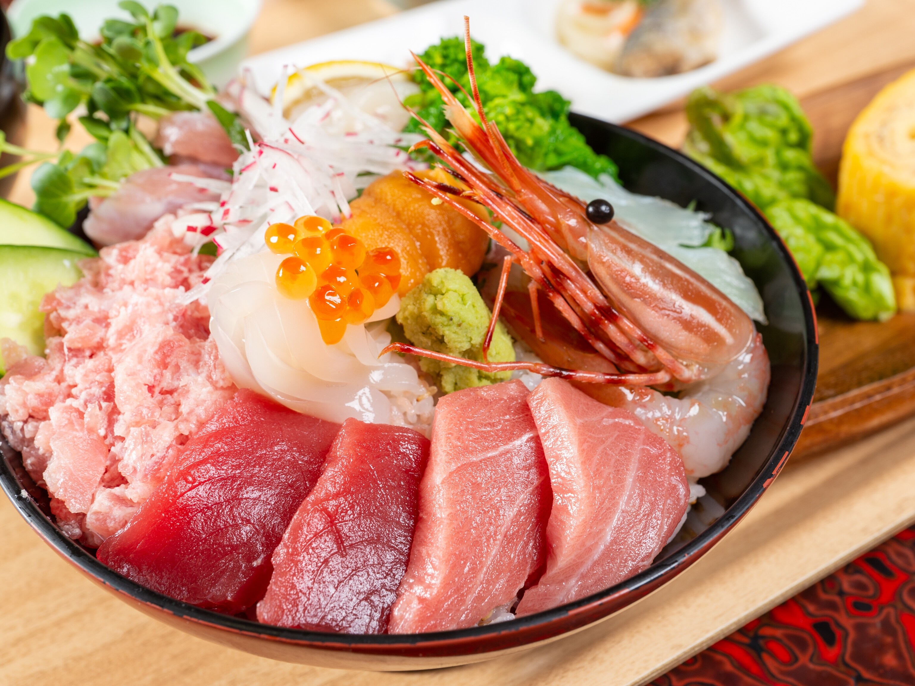 Carefully Selected Seafood Bowl (Overwhelmingly the most popular dish♪)