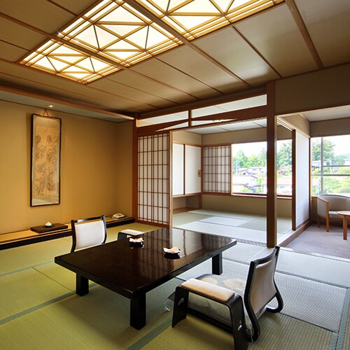 [Kamar bergaya Jepang dengan tikar tatami 12-17] Kamar tamu yang ditingkatkan [Miyakan]