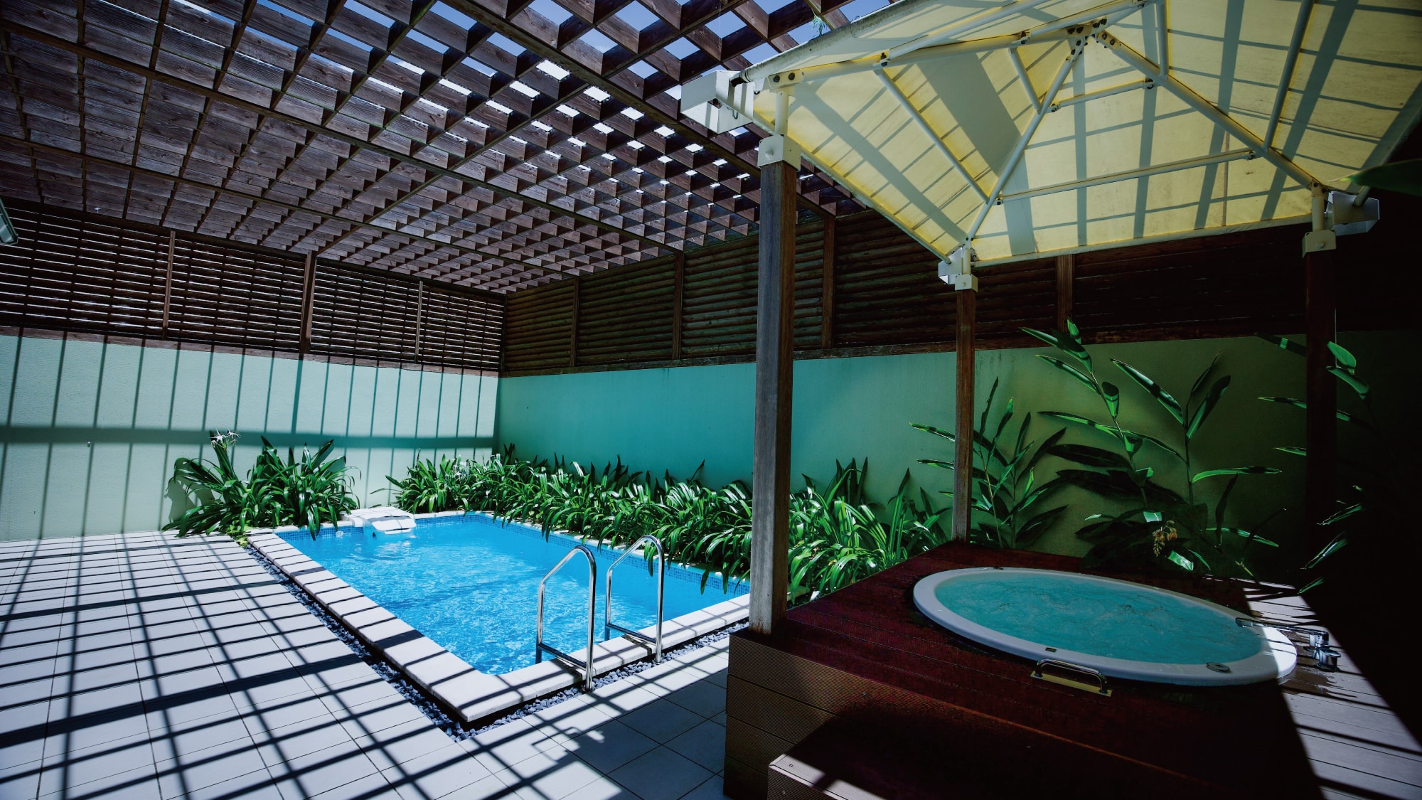 花園泳池 別墅 按摩浴缸 泳池