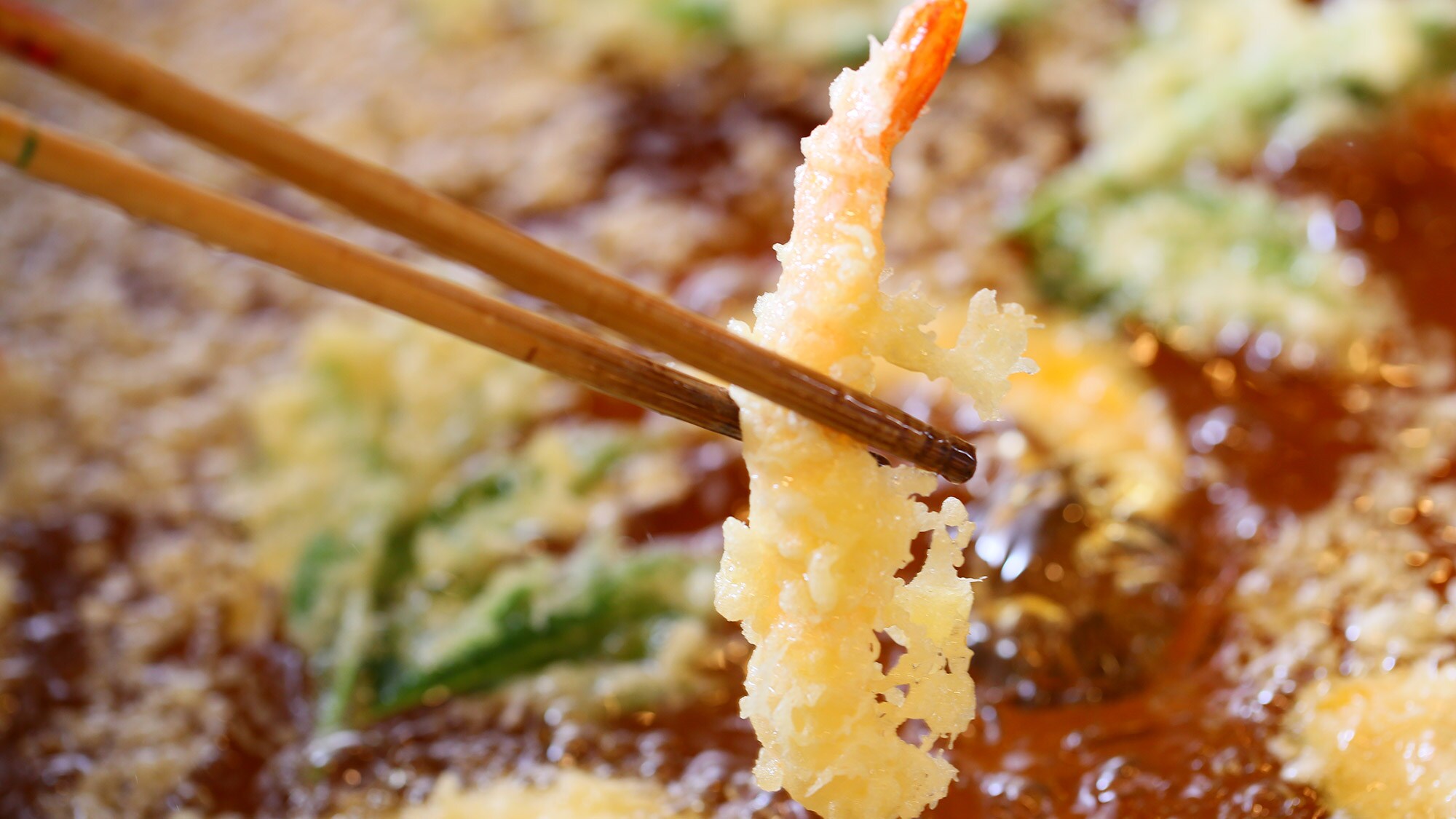 Dinner buffet: Enjoy all-you-can-eat freshly fried crispy tempura