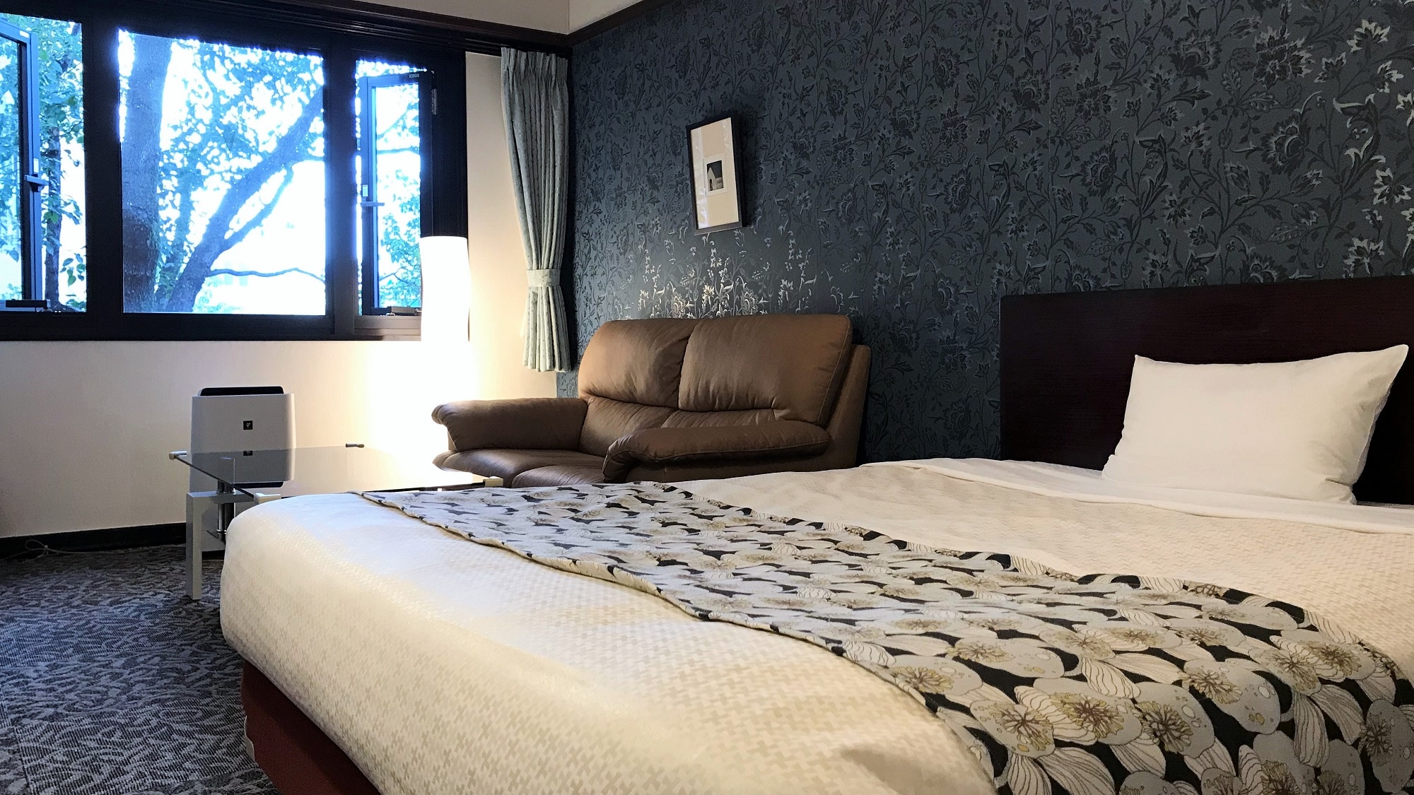 [Double room, 21 square meters] (1 double bed with a width of 150 cm)