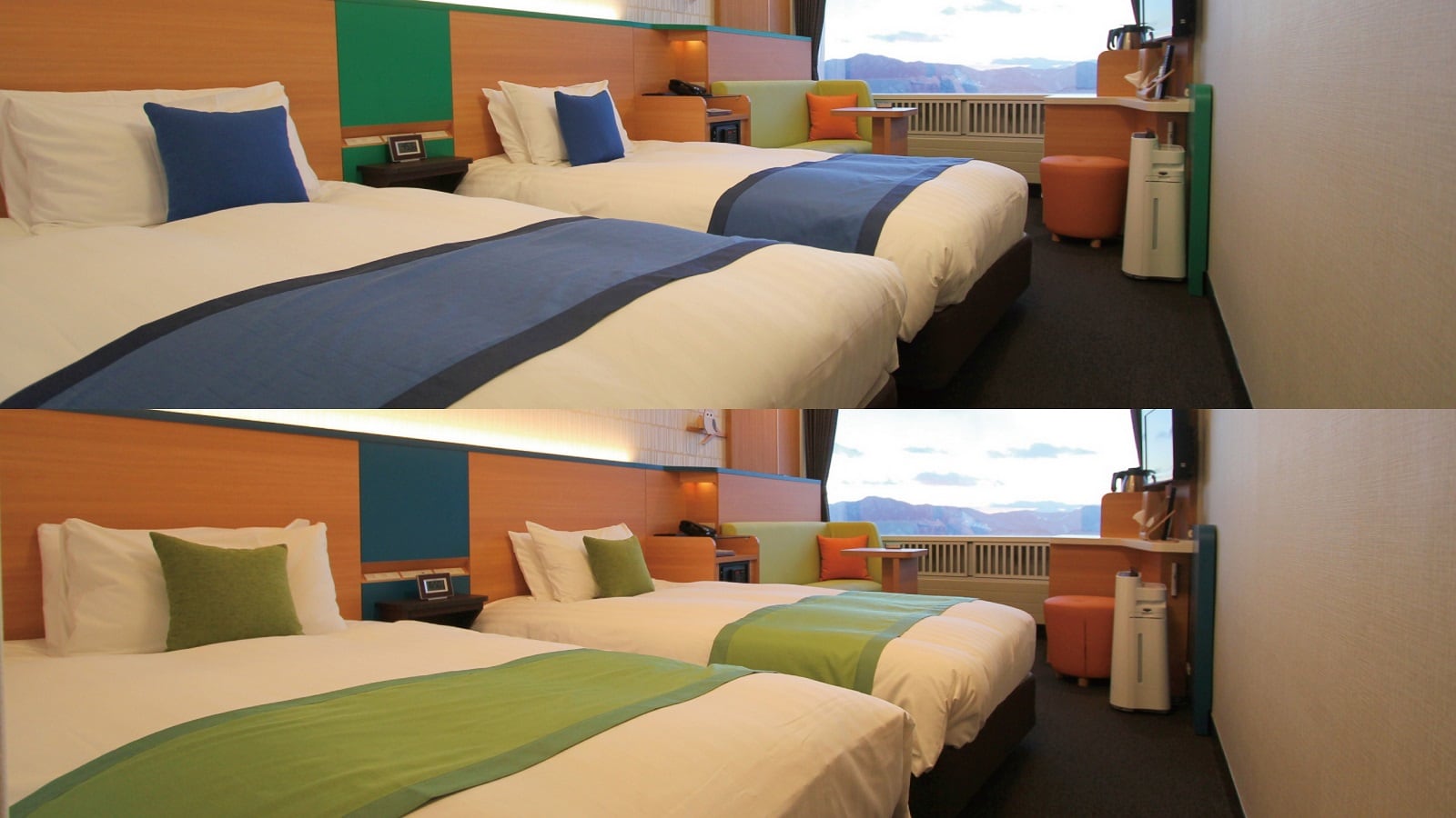 [2 kamar untuk 4 orang] Resort twin (tidur oke)