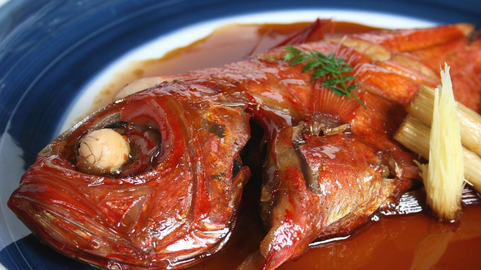 Dish: Simmered red sea bream