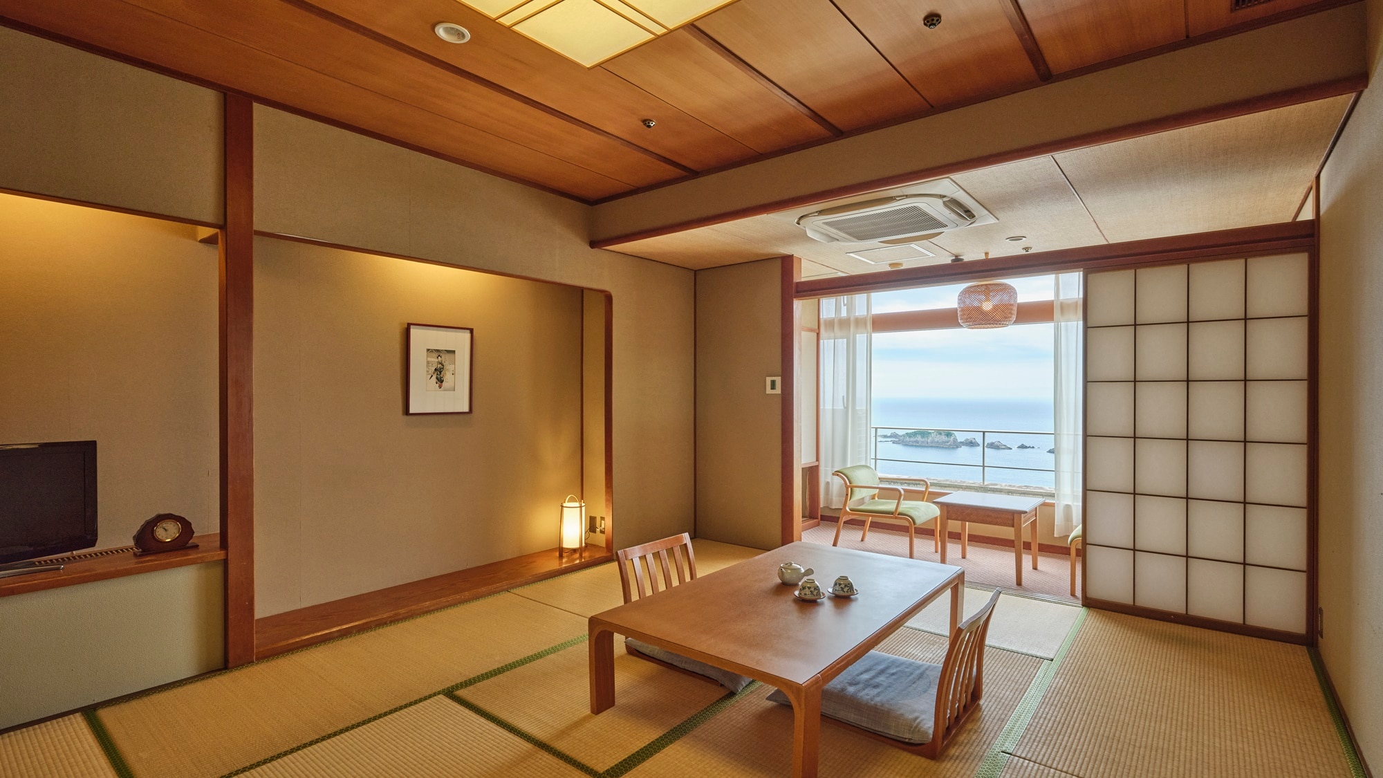 Kamar bergaya Jepang Yamagamikan (sisi Samudra Pasifik)