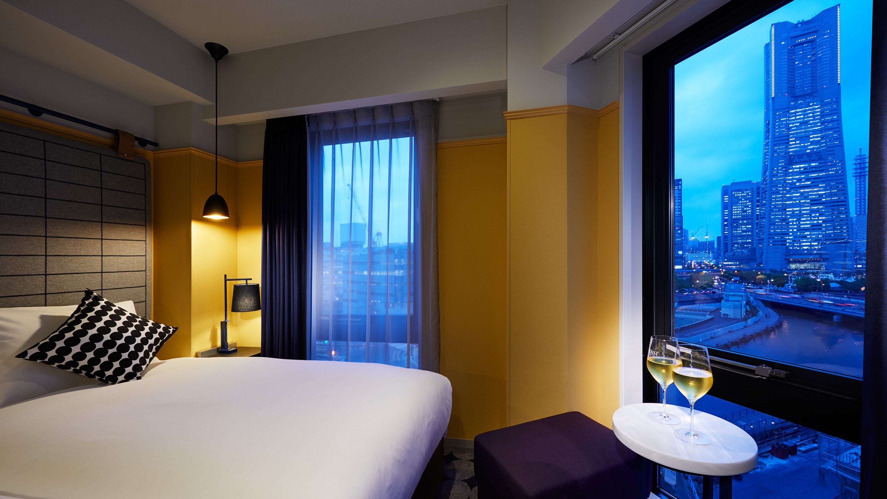 [Non-smoking in all rooms] River view twin room