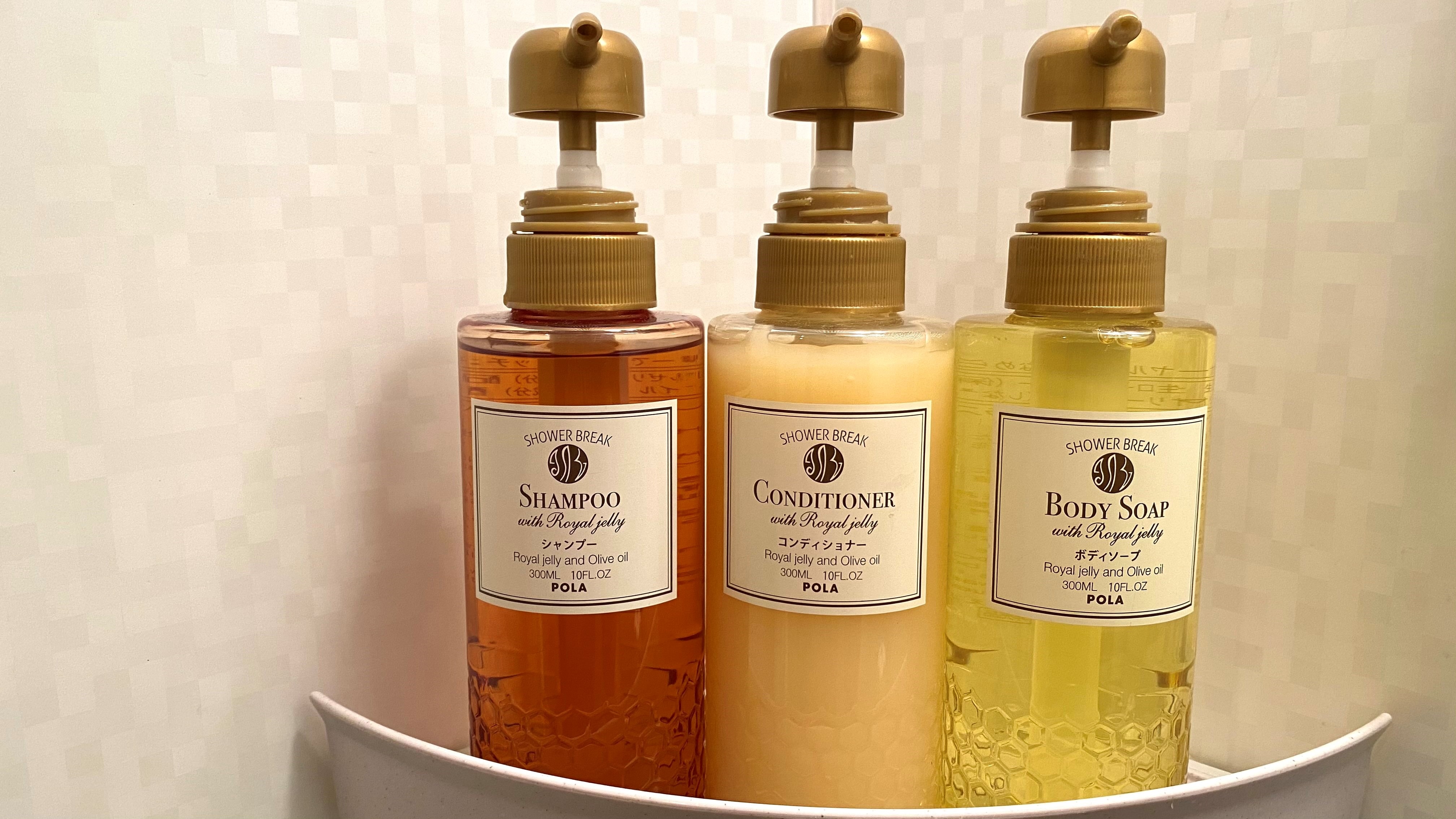 [Room] Shampoo, conditioner, body soap