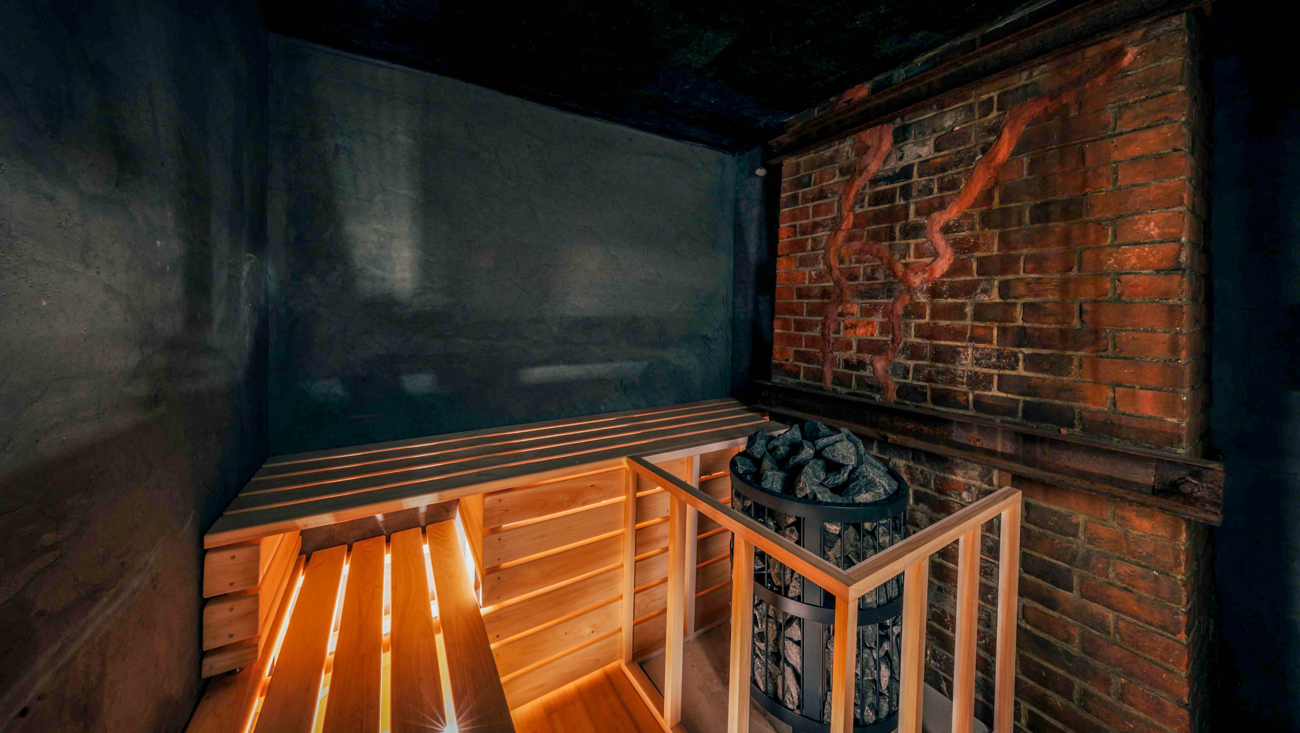 Finnish sauna (Loyly OK, talking OK)