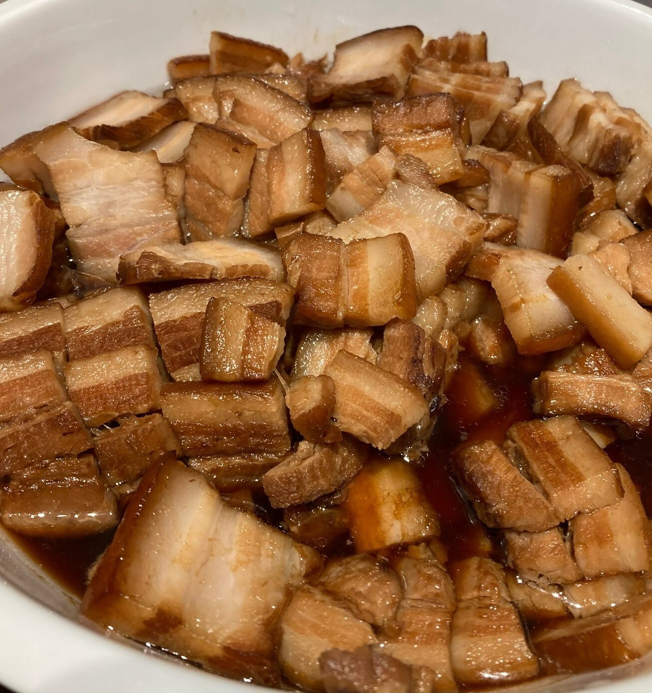 Very popular ♪ Okinawan dish "Sanmainiku"!