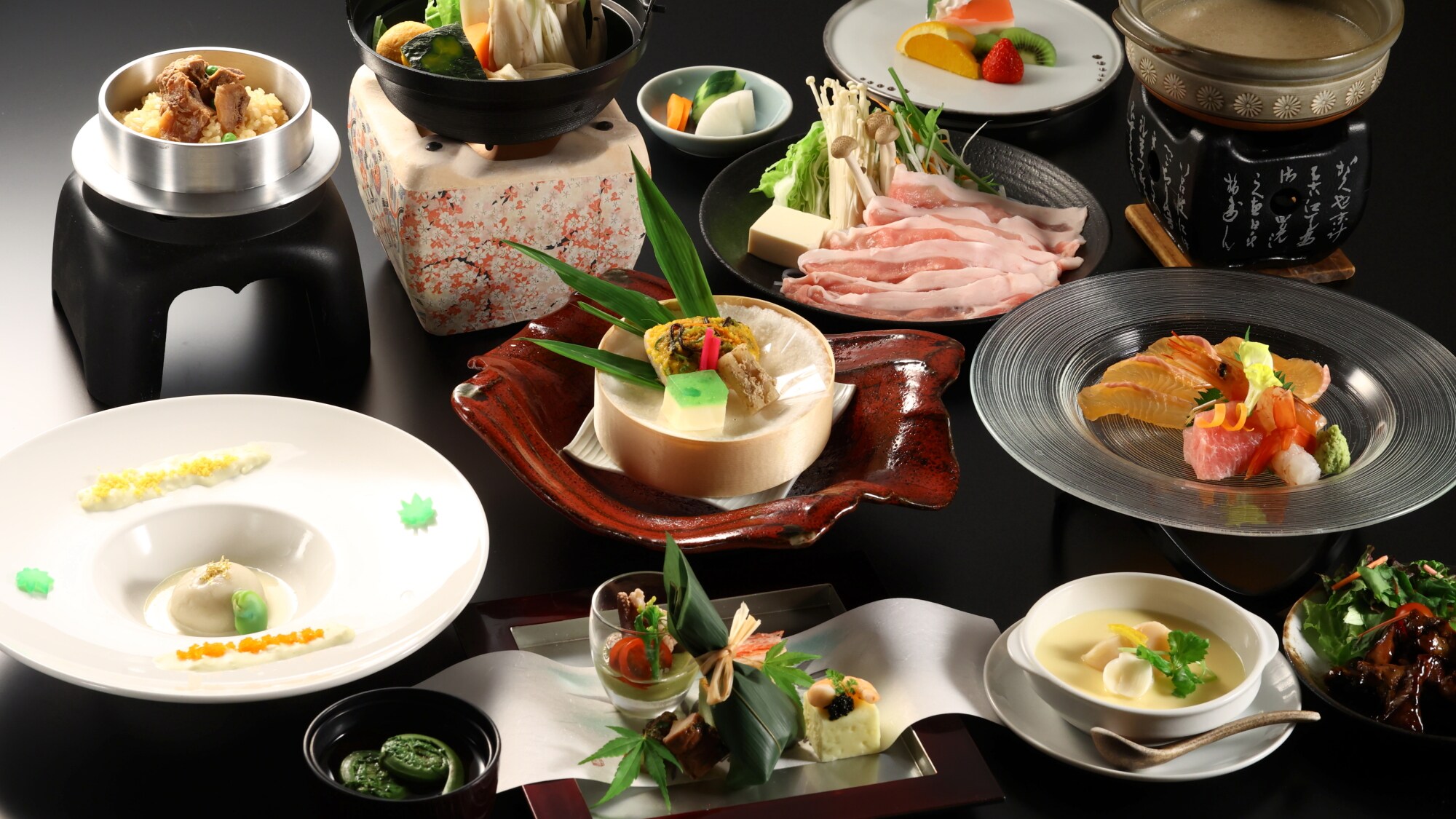 [甲州春齋懷石料理]享用時令食材