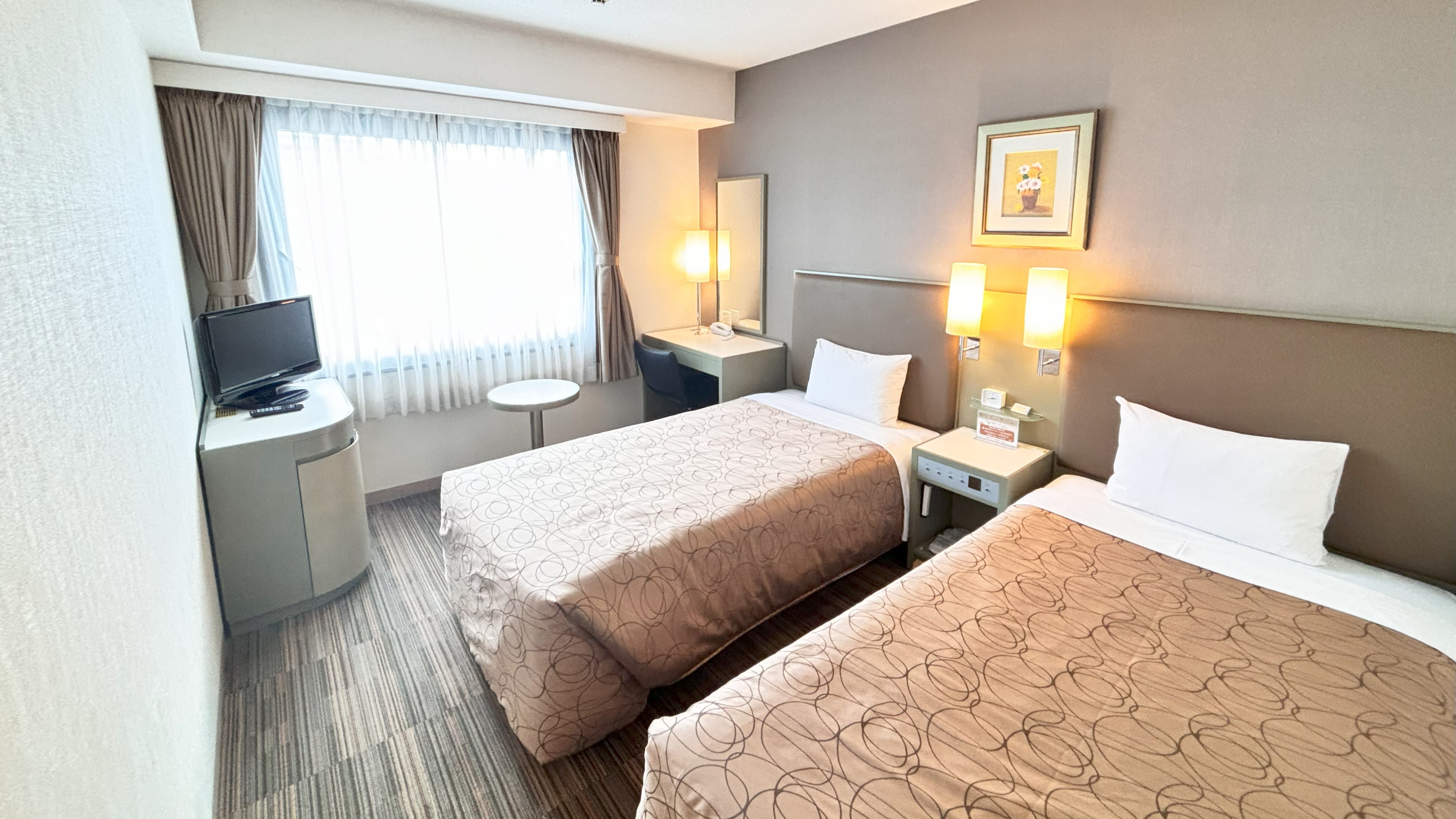 Kamar Twin Tipe A★Ukuran Tempat Tidur 1.000mm&kali;1.950mm 2 tempat tidur★16 meter persegi