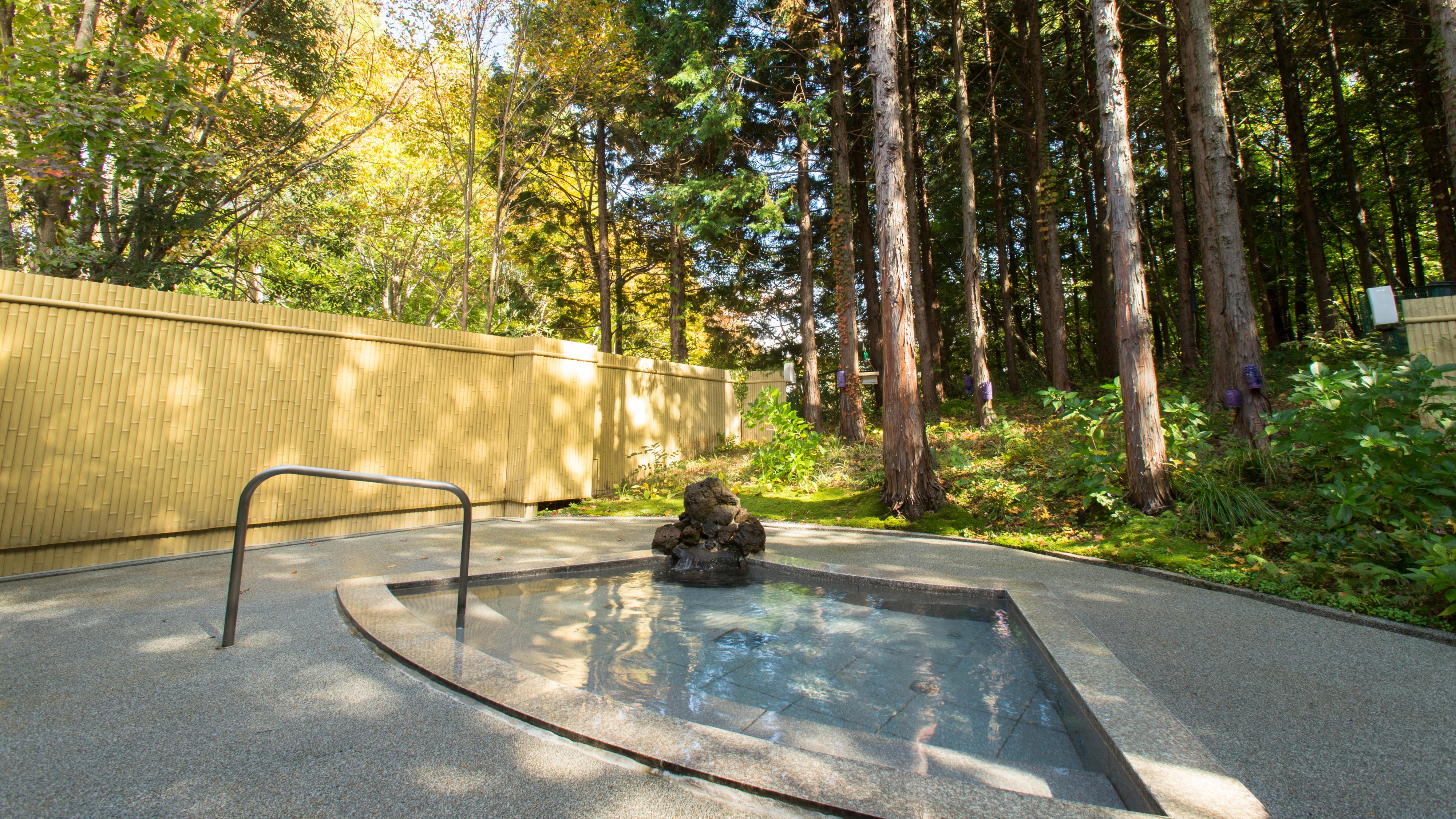 Open-air bath (male, Mori no Yu)