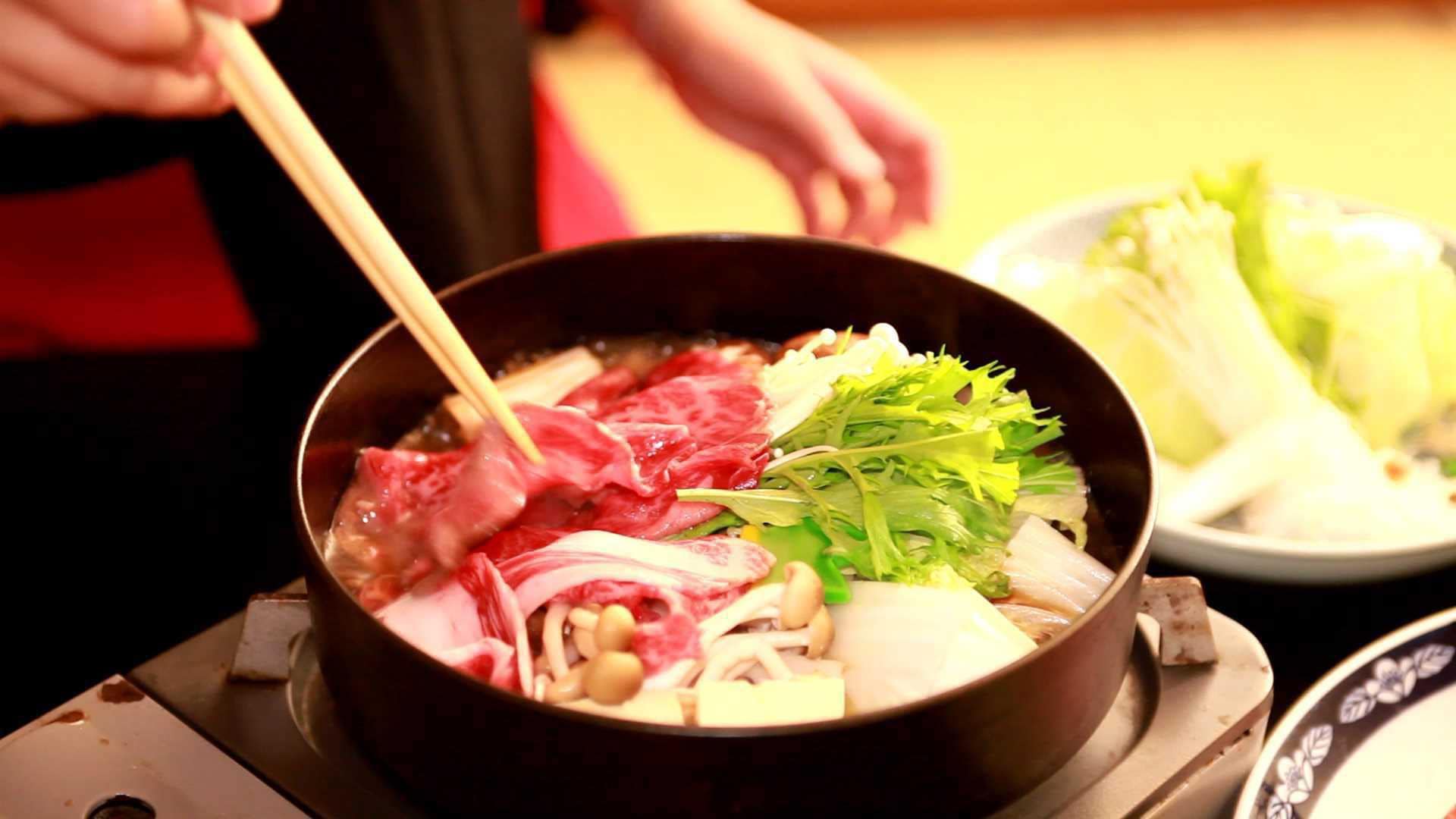 【上州牛壽喜燒套餐】風味十足的上州牛