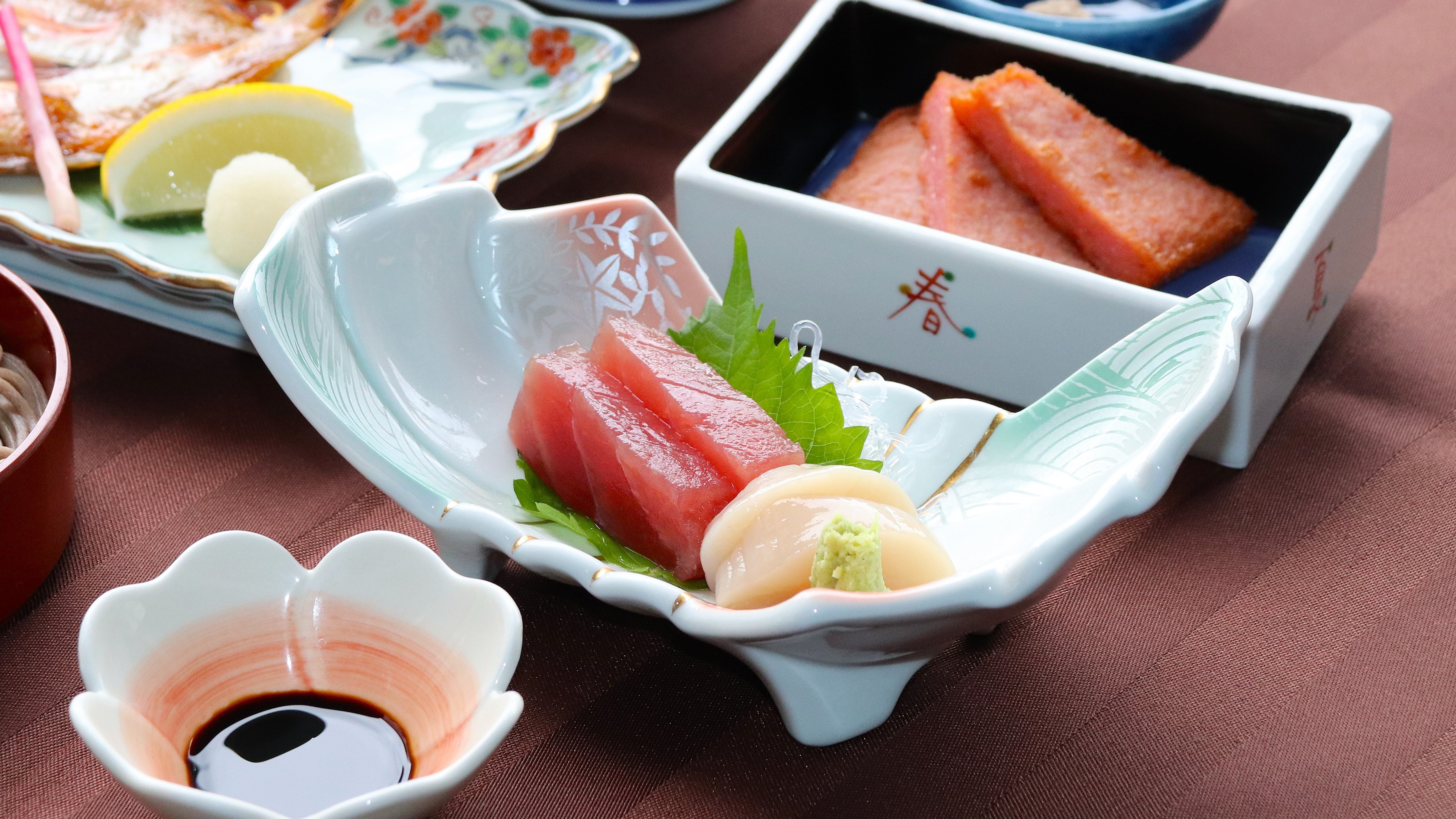 [Dinner] "Shinwa Gozen" assorted sashimi♪