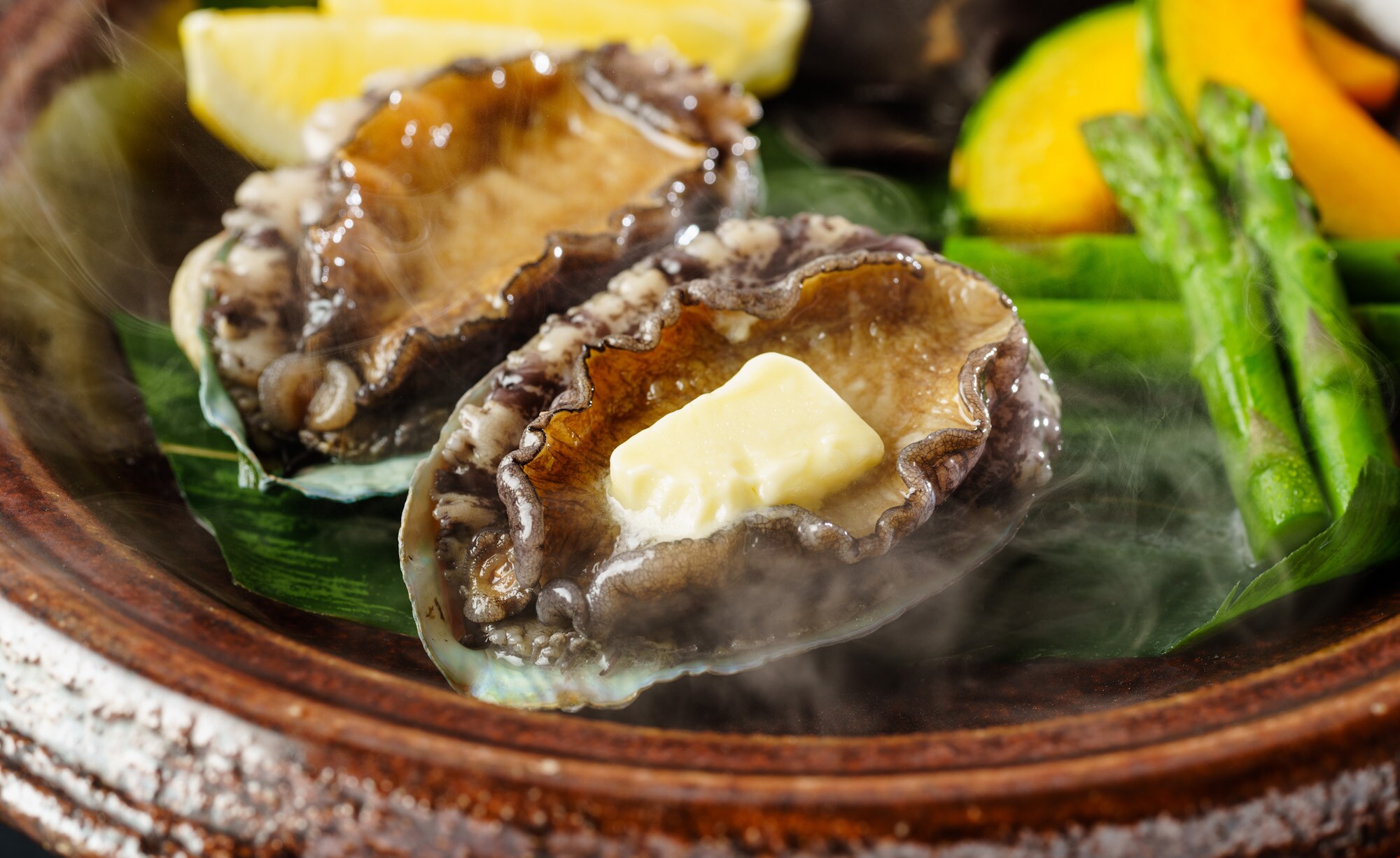 Steamed soft abalone