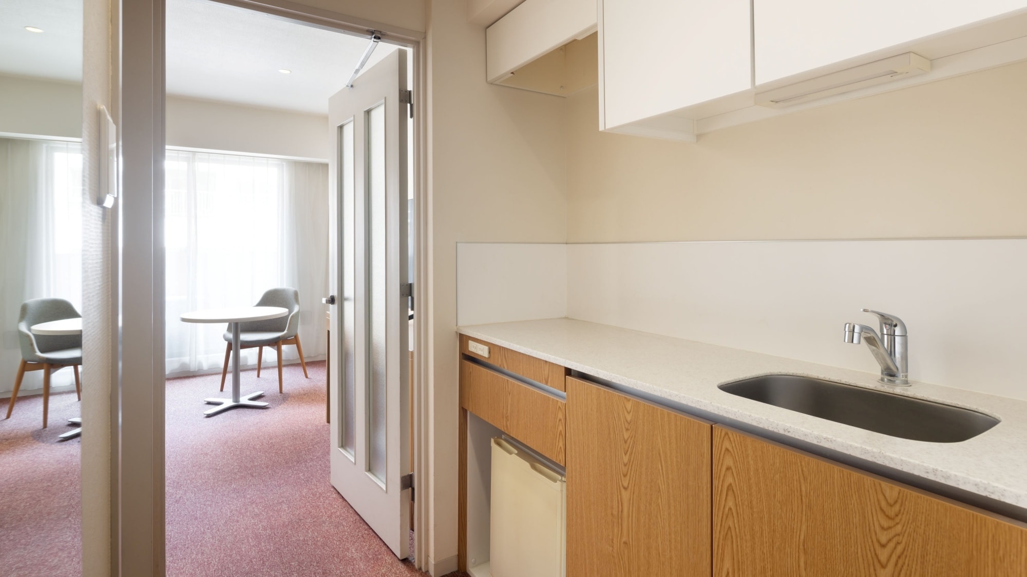 Residential Twin Room with Mini Kitchen