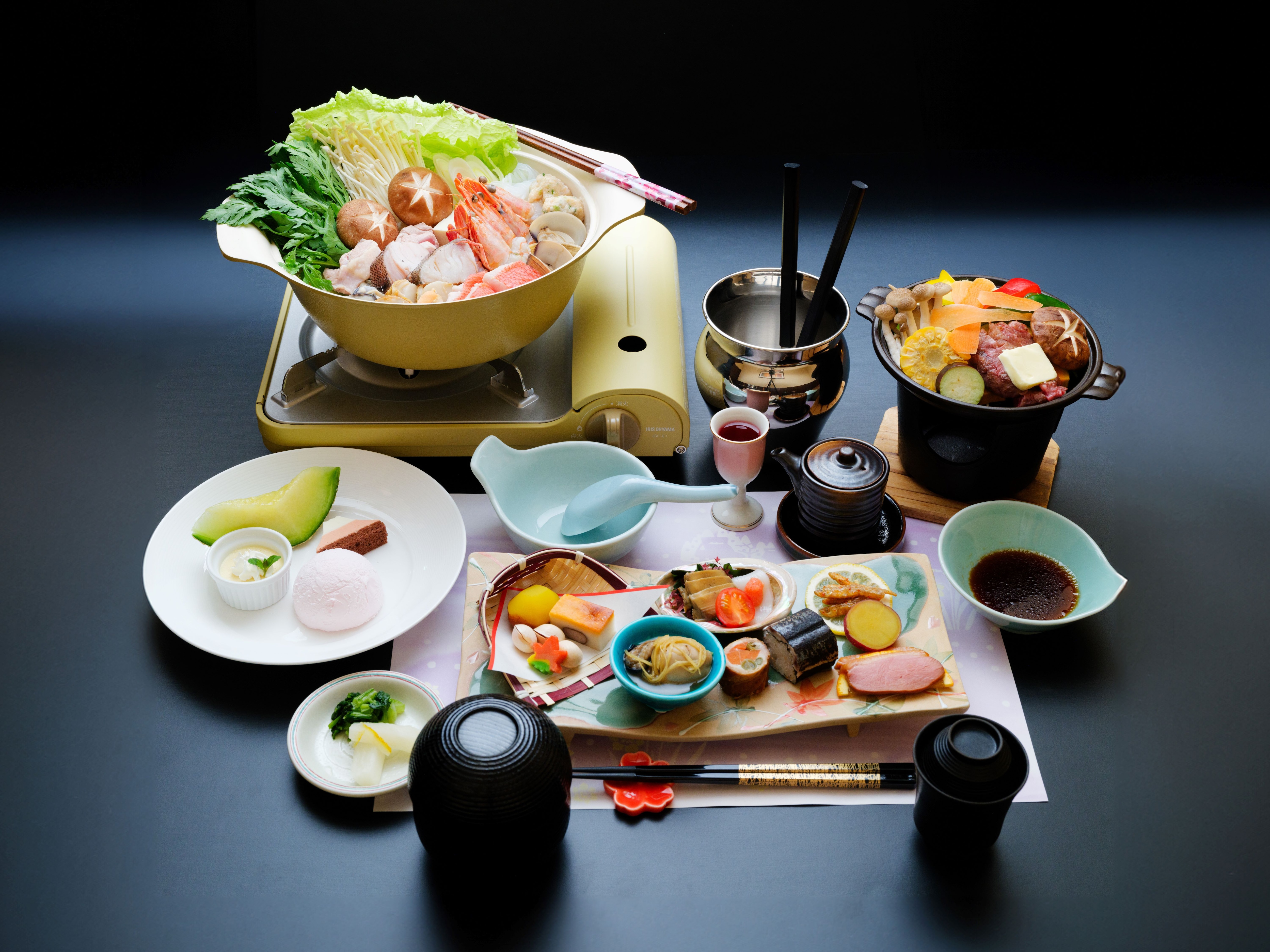 Seafood hotpot meal (example)