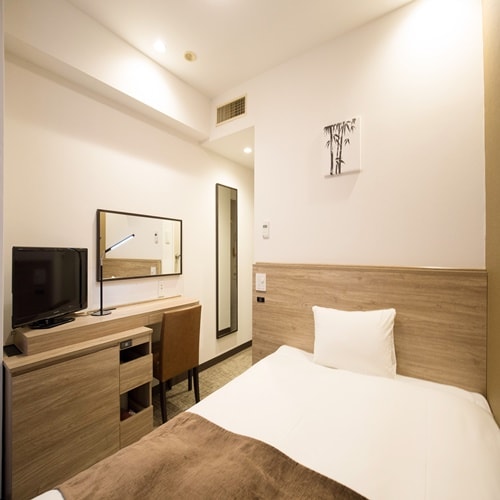 Double room (1 person) [13㎡/140cm brown color]