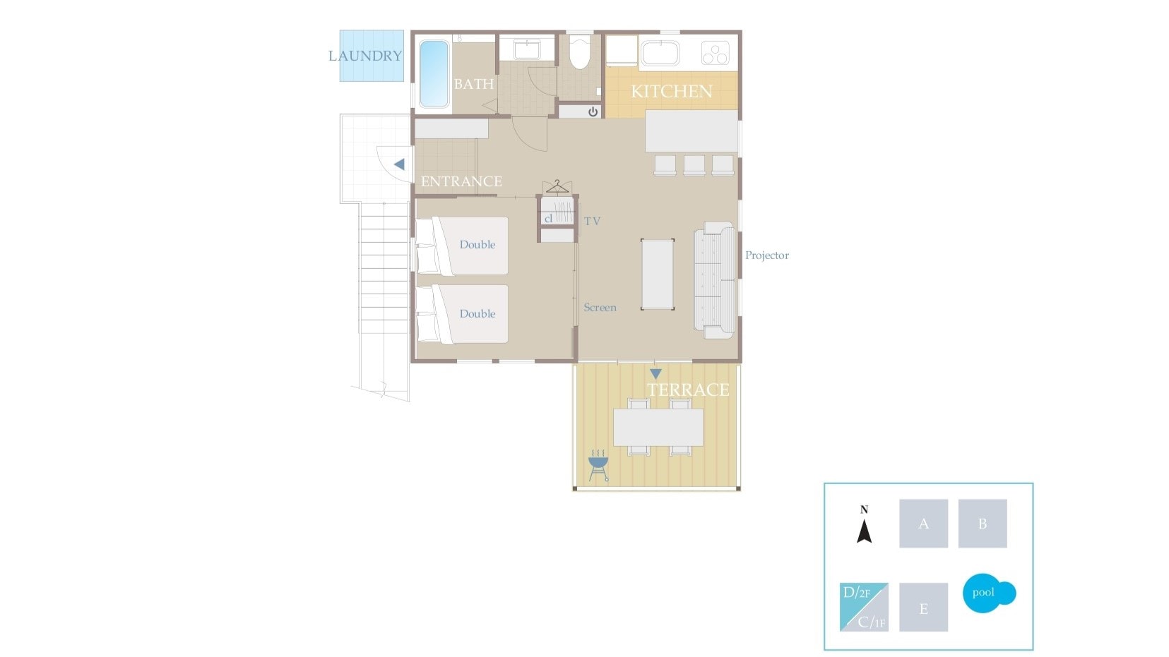 1 Pro-type floor plan