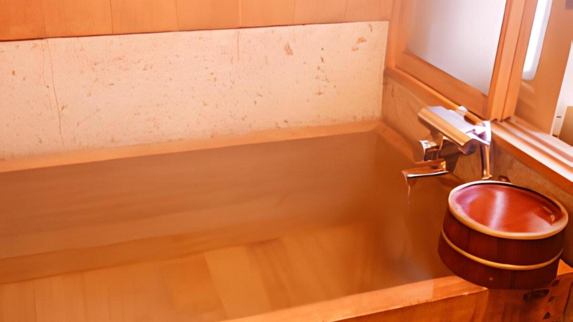 Ancient cypress wood bath
