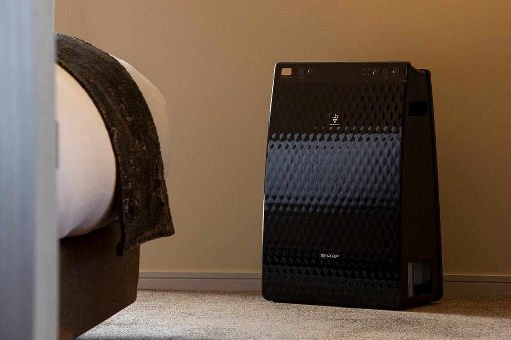Humidifier in the guest room Air purifier
