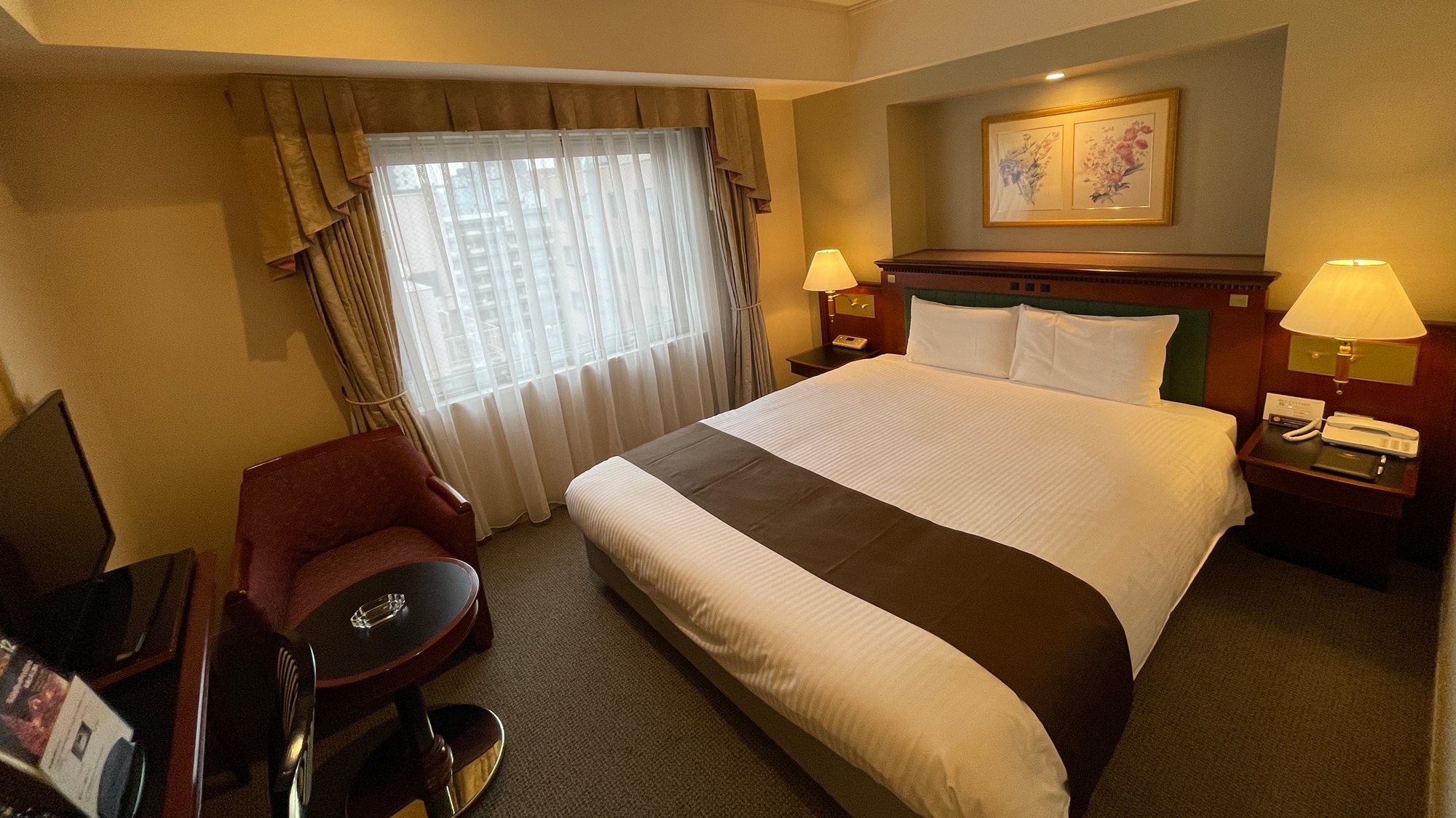 Double room (non-smoking room / smoking room / 21 sqm / bed width 160 cm)