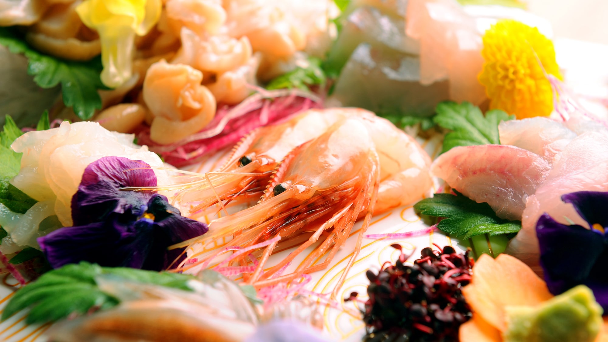 Seasonal fish from the natural fish ponds of Toyama Bay