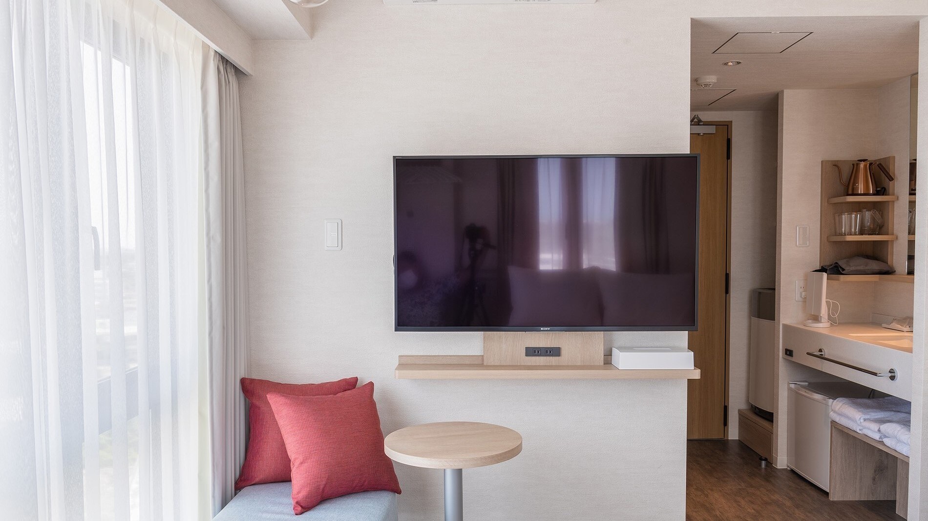Deluxe double room with washing machine