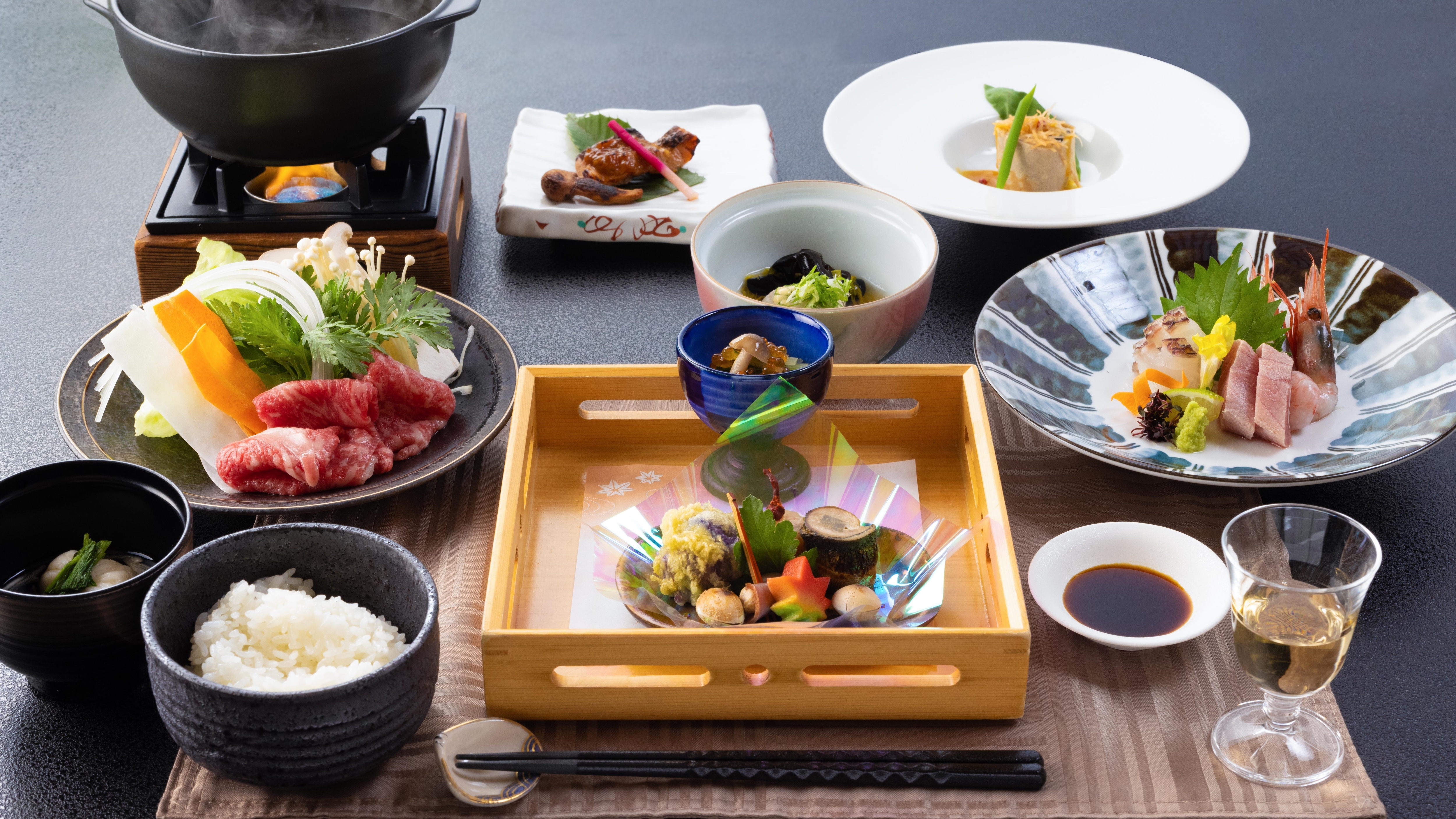 [Supper example] Iwate Wagyu beef shabu-shabu * Image