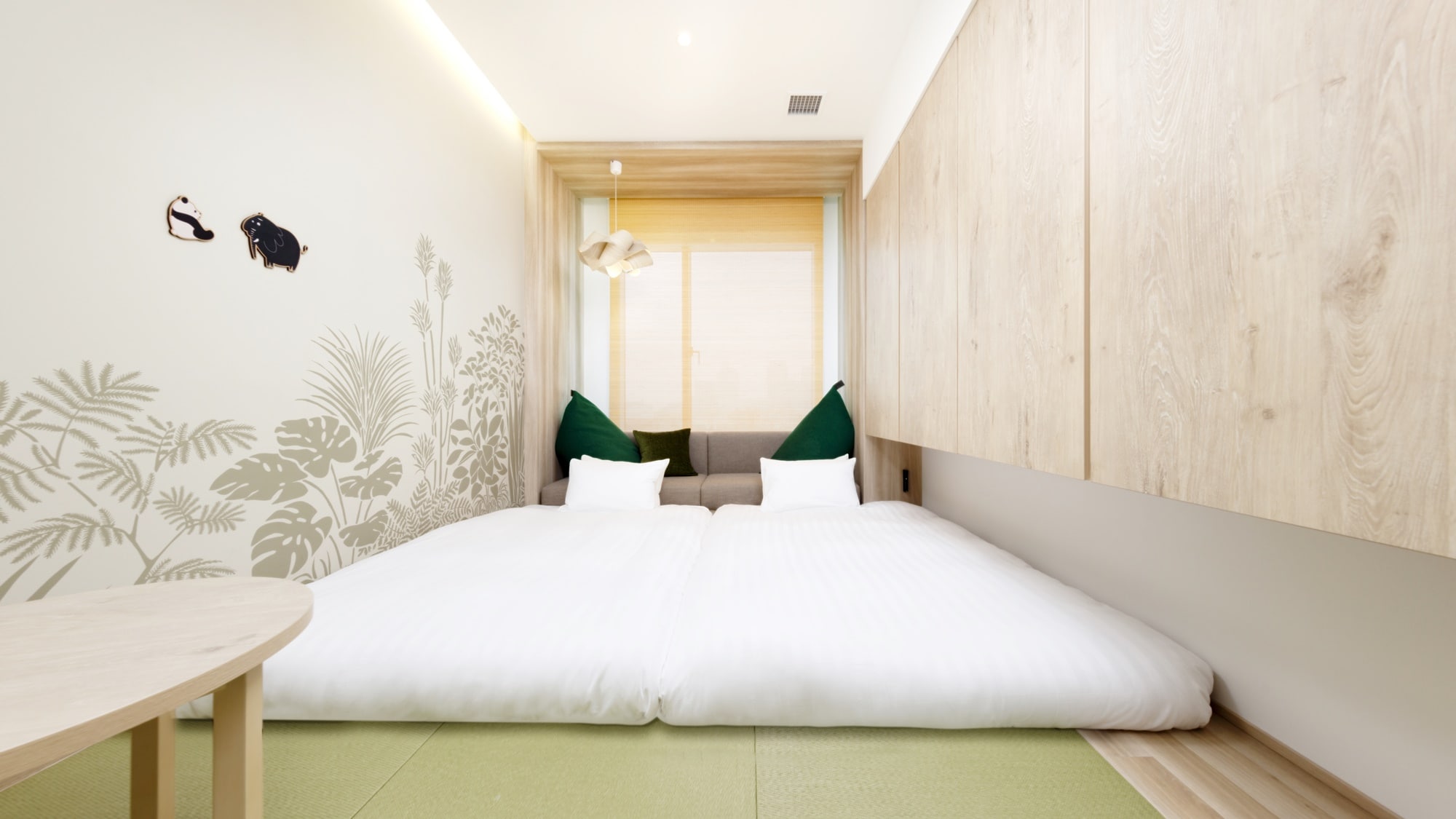[Superior Twin Japanese Room] ห้องพักบรรยากาศอบอุ่นที่ให้ความรู้สึกเหมือนอยู่ในป่า