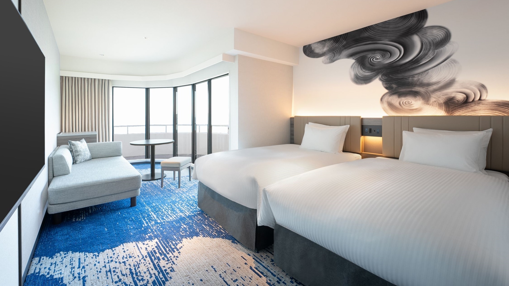 [Renovated in April 2012] Superior Corner Twin Room, Mountain View - Image