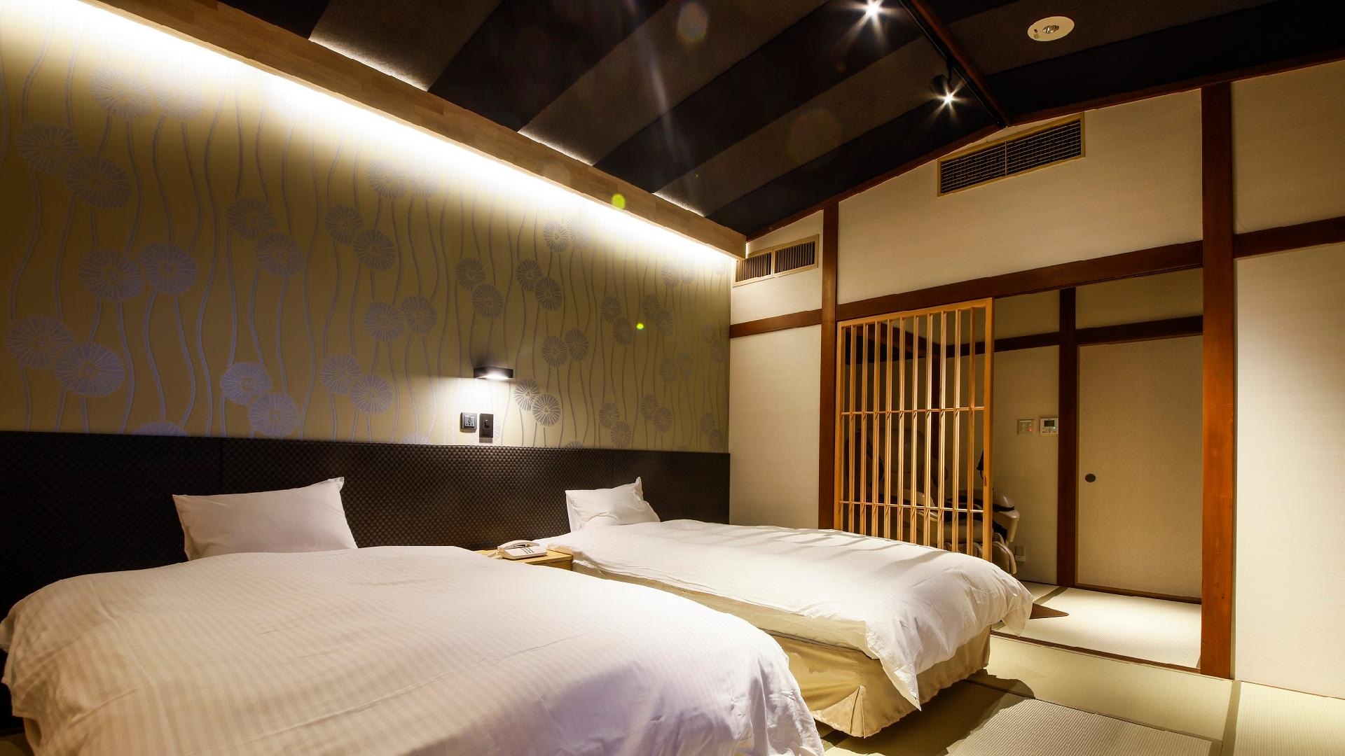Kamar tamu lantai atas dengan taman observasi