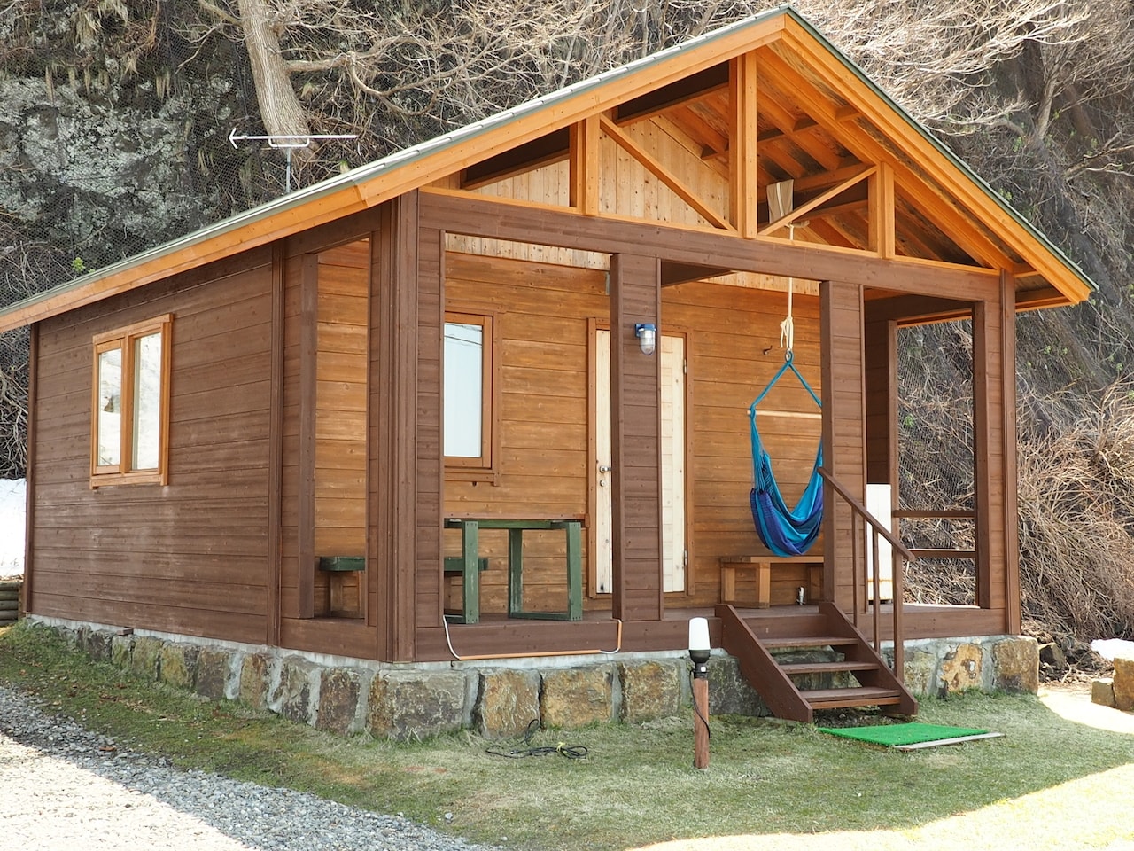 2동 한정 로그 캐빈 양실