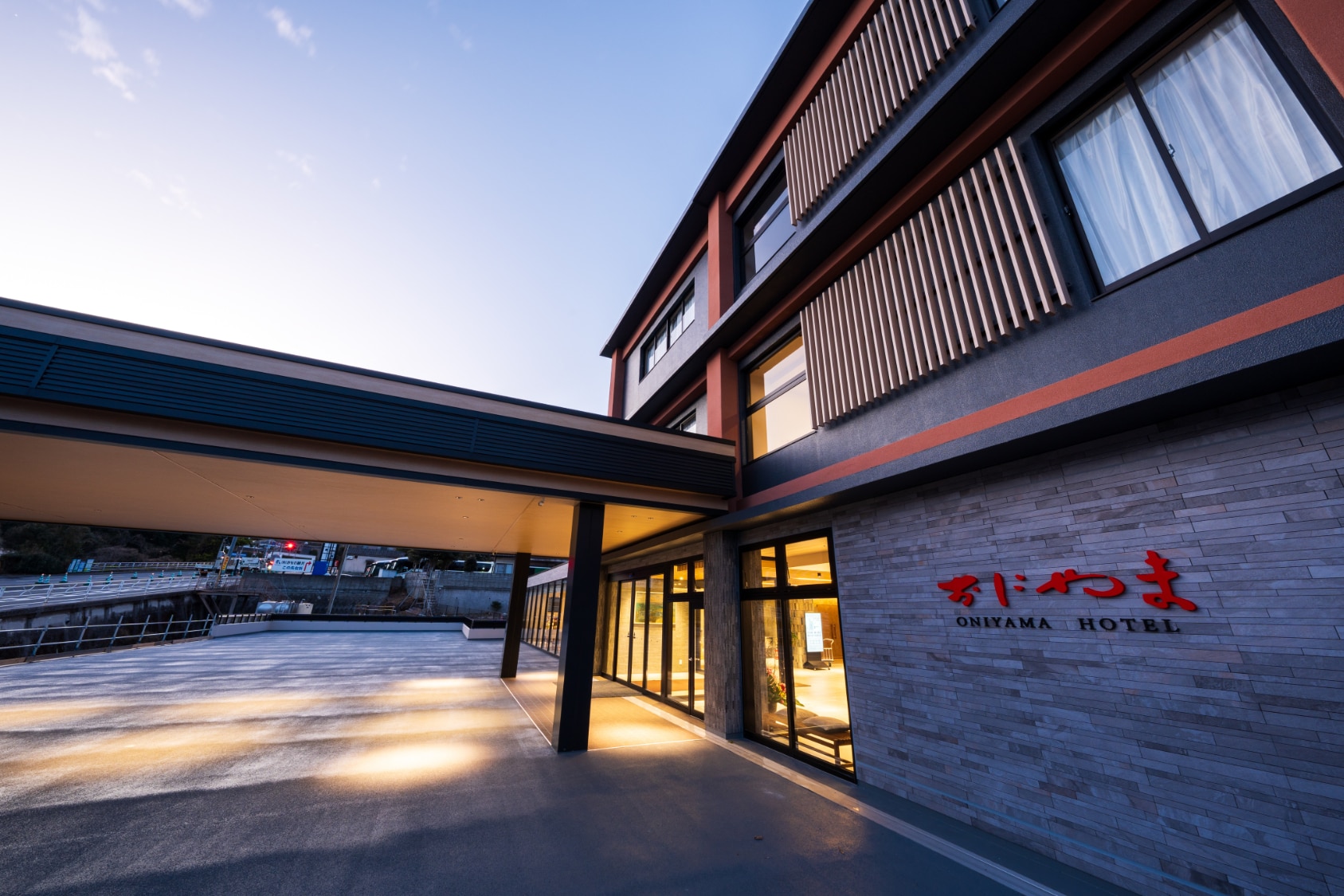 Entrance (evening)