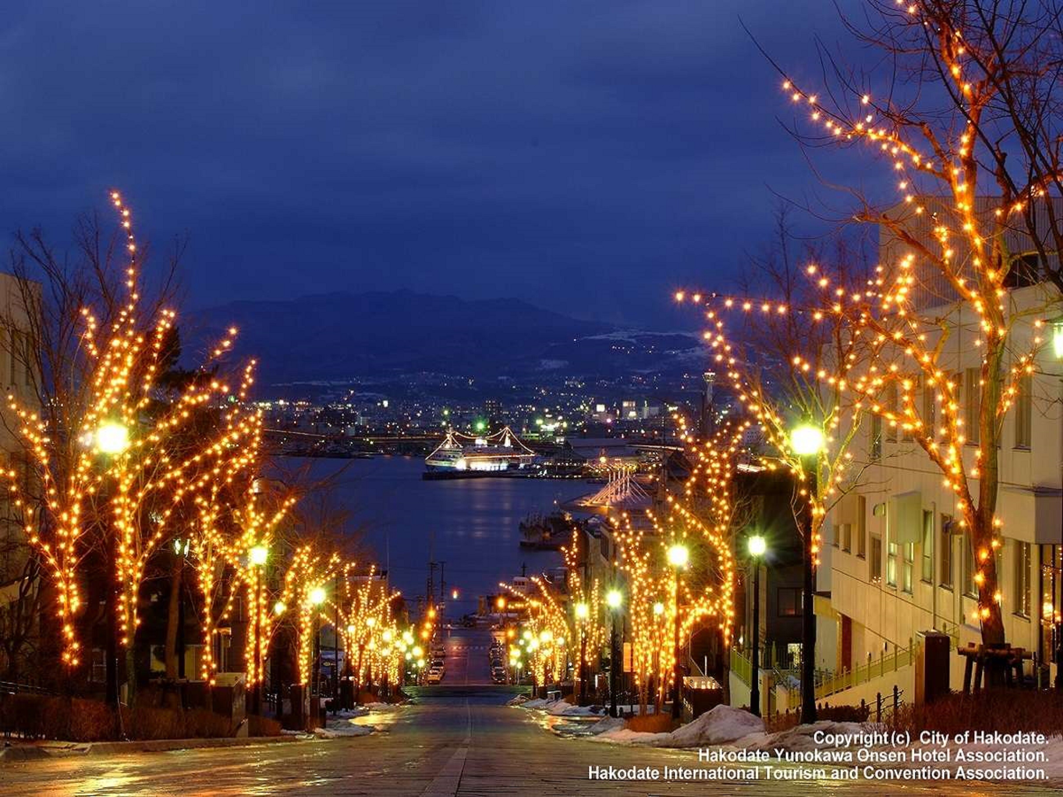 "Hachimanzaka Winter Illumination"