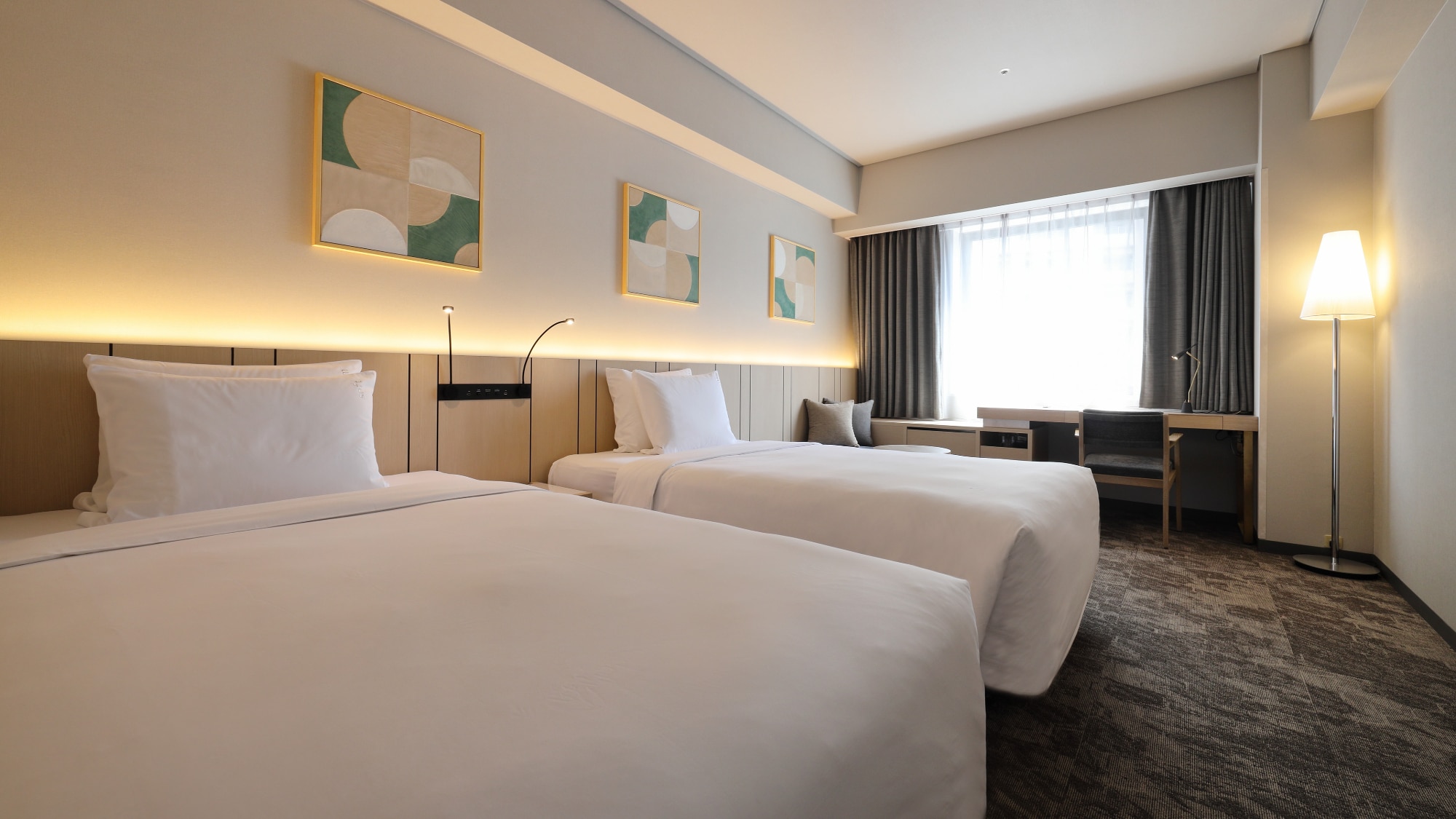 Standard Floor Twin Room: Room: 26㎡/Bed: 120cm x 2