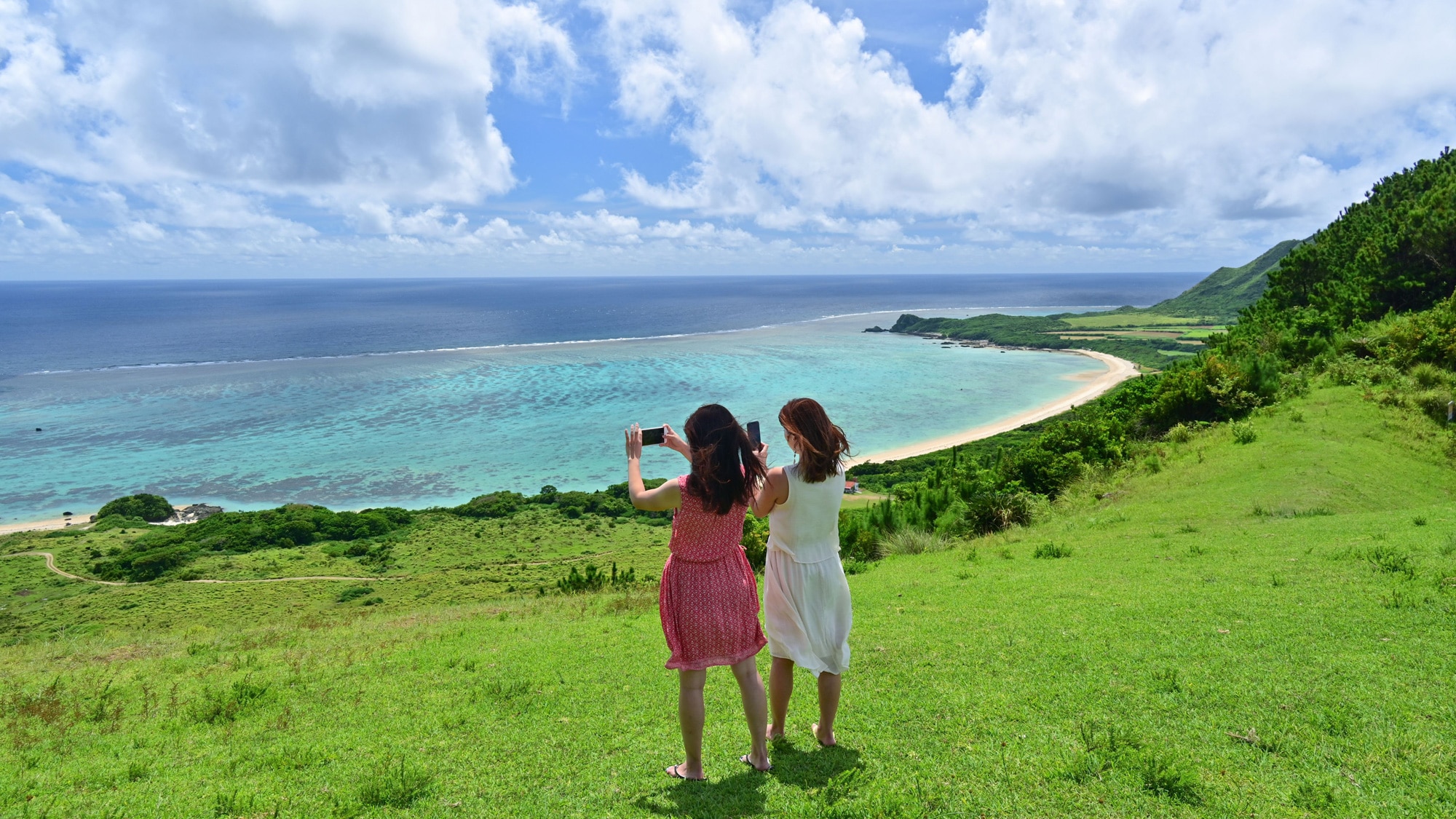 [Sightseeing image] Inhale the clear air to the full body in the great outdoors