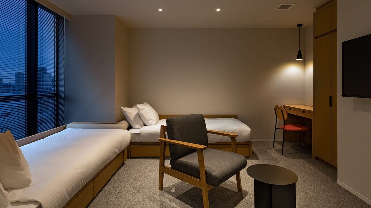 [Deluxe Double] Family room that can accommodate up to 4 people. Ideal for families and groups.