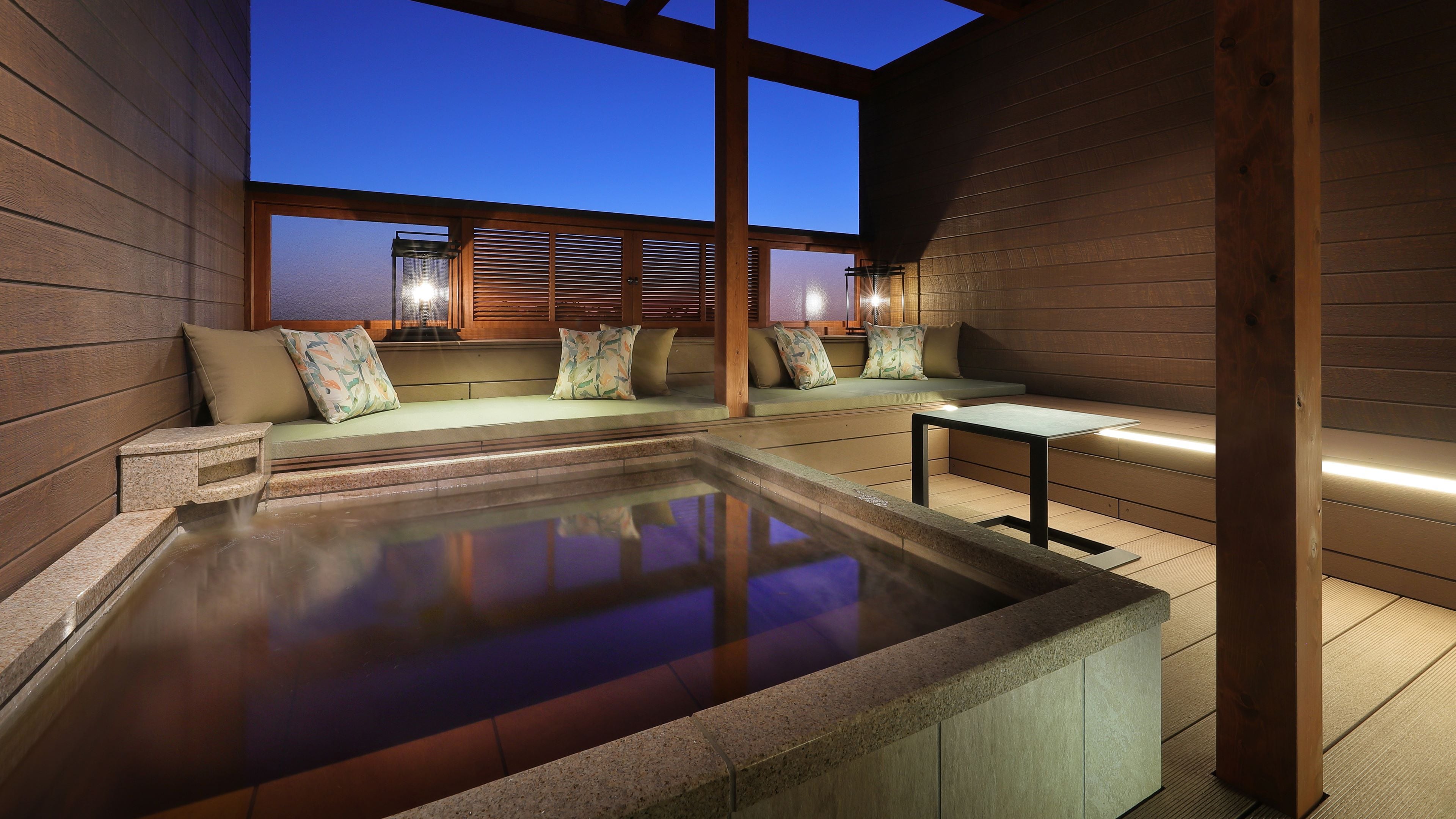 Standard room with open-air hot spring bath
