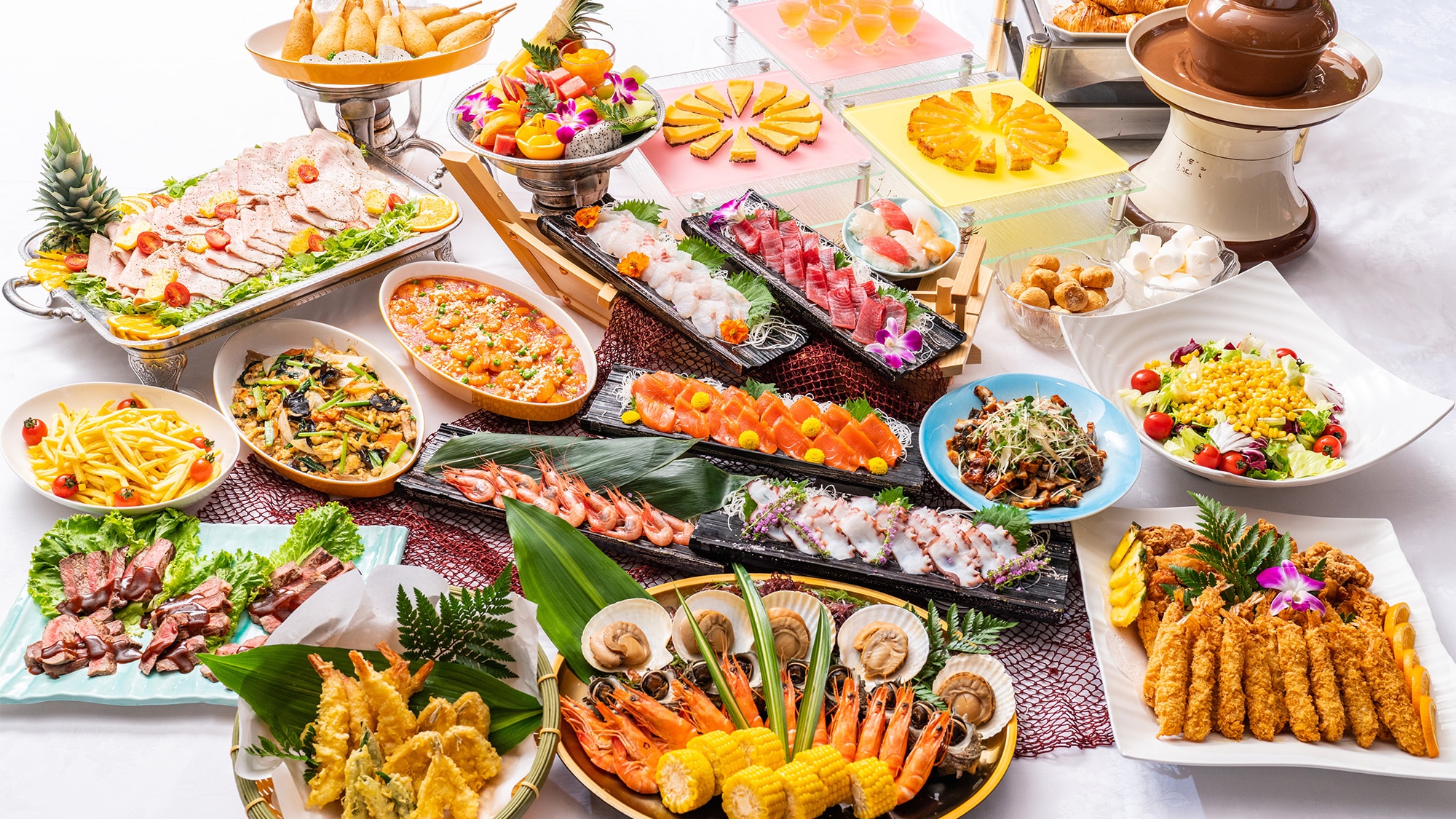 *[Example of a buffet] *The photo is for illustrative purposes only.