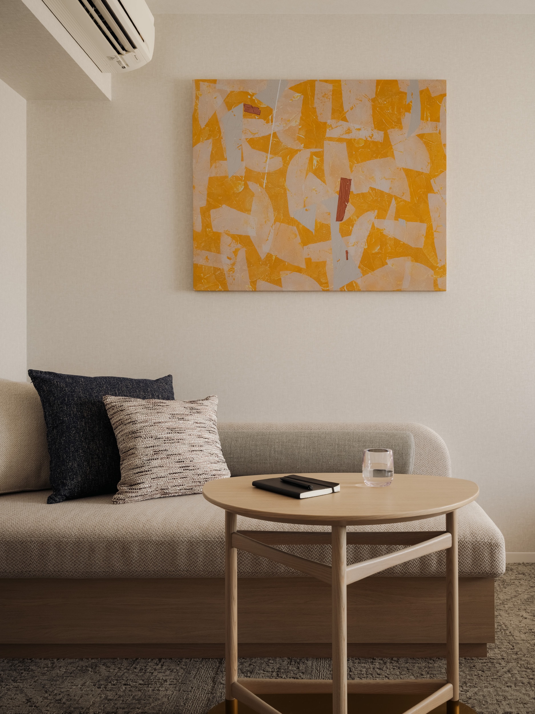 高級雙人沙發和書桌